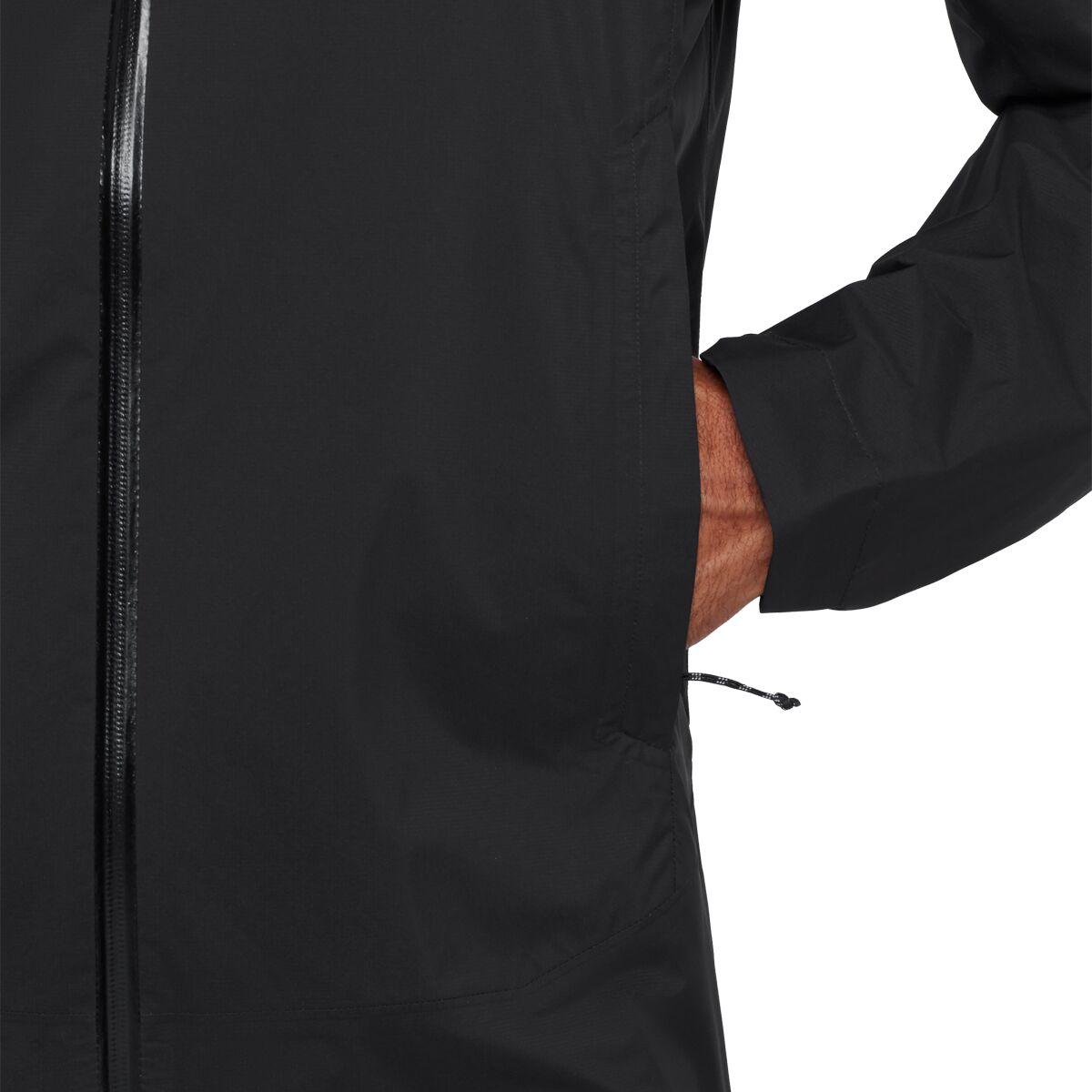 Мужская куртка Mammut Ducan HS Hooded, цвет: Чёрный — фото 3