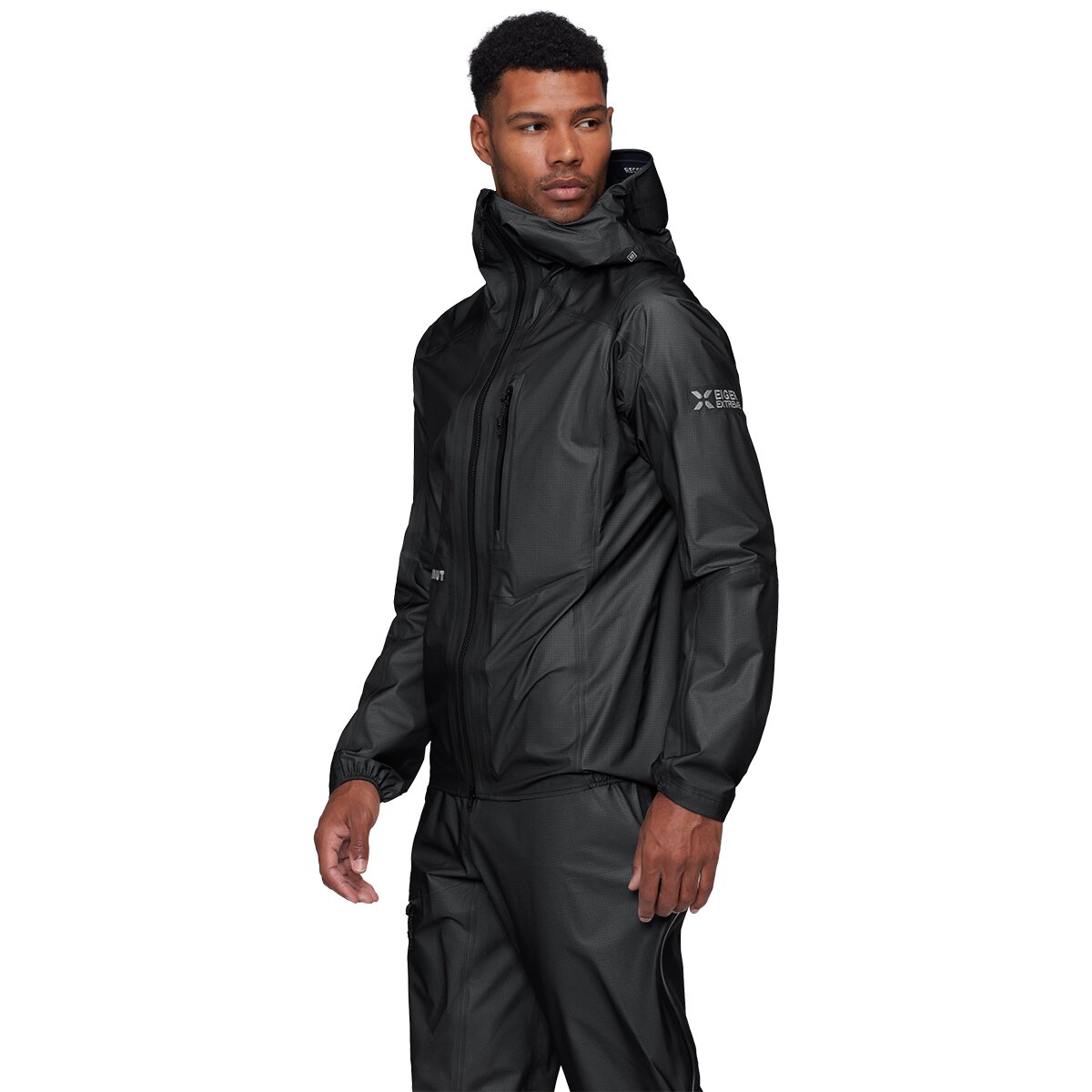 Мужская куртка Mammut Eiger Nordwand Light HS Hooded, цвет: Чёрный — фото 1