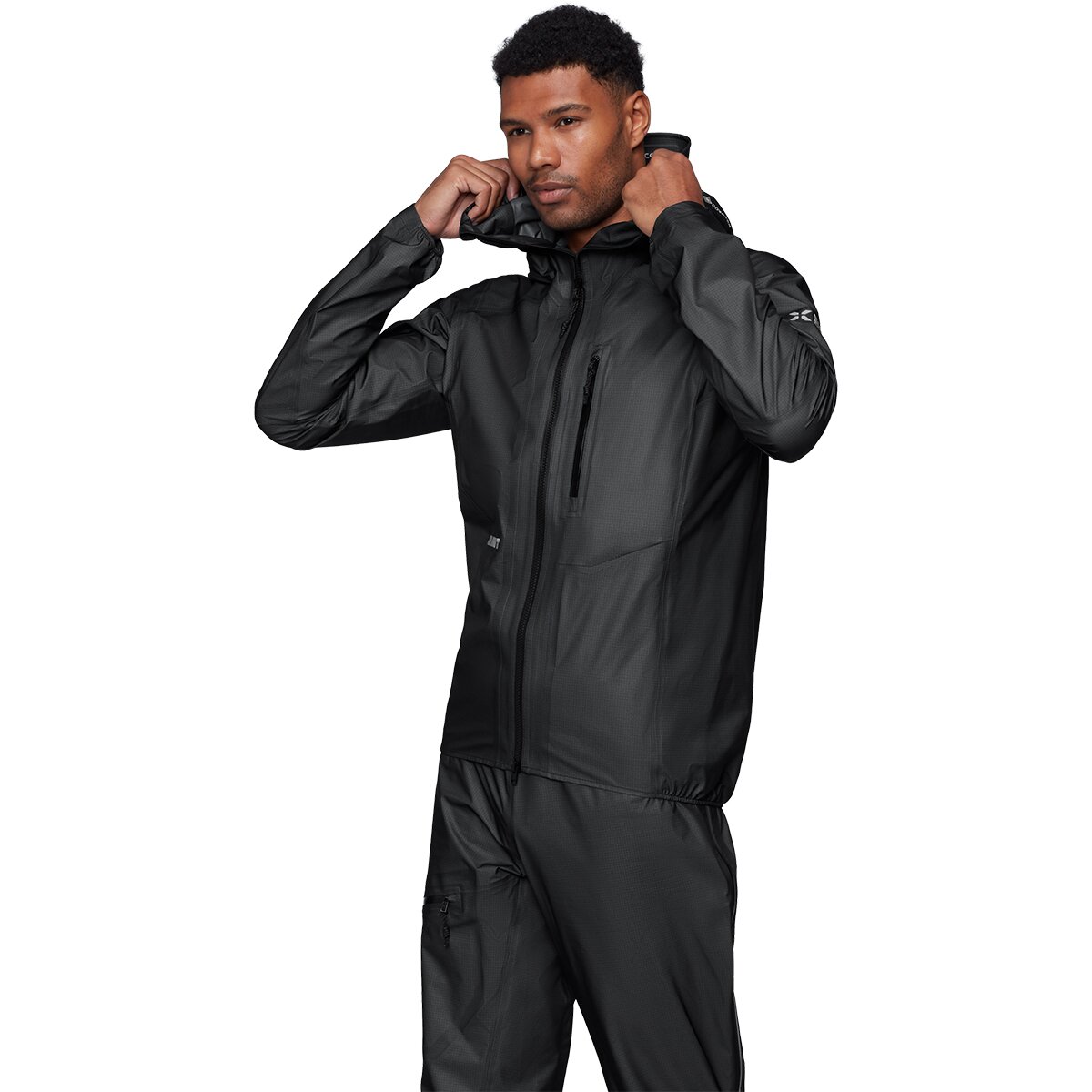 Мужская куртка Mammut Eiger Nordwand Light HS Hooded, цвет: Чёрный — фото 8