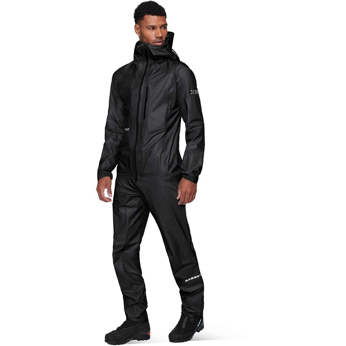 Мужская куртка Mammut Eiger Nordwand Light HS Hooded, цвет: Чёрный — фото 10