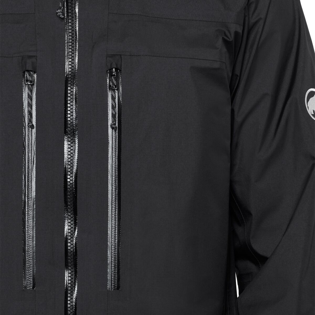 Мужская куртка Mammut Taiss Light HS Hooded, цвет: Чёрный — фото 4