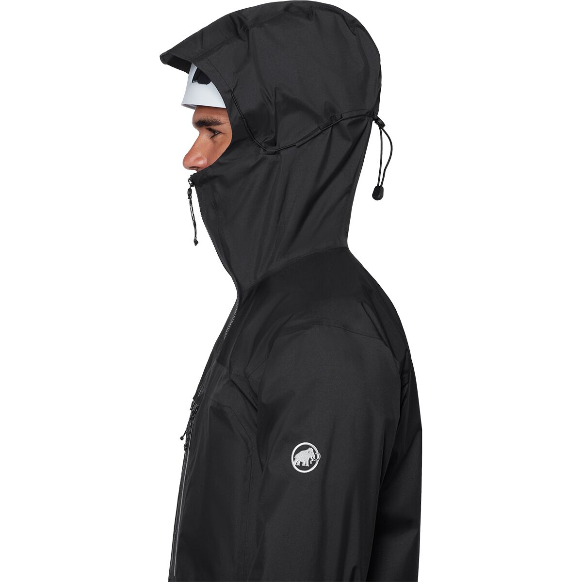 Мужская куртка Mammut Taiss Light HS Hooded, цвет: Чёрный — фото 6