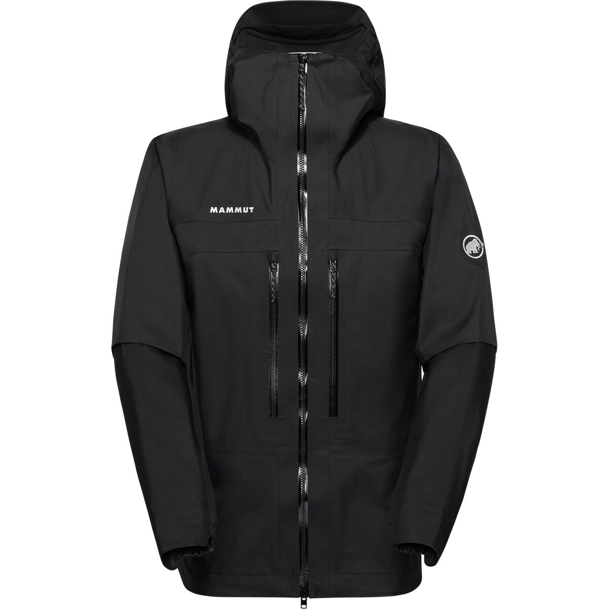 Мужская куртка Mammut Taiss Light HS Hooded, цвет: Чёрный — фото 7