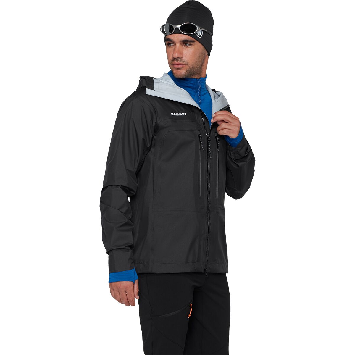 Мужская куртка Mammut Taiss Light HS Hooded, цвет: Чёрный — фото 9