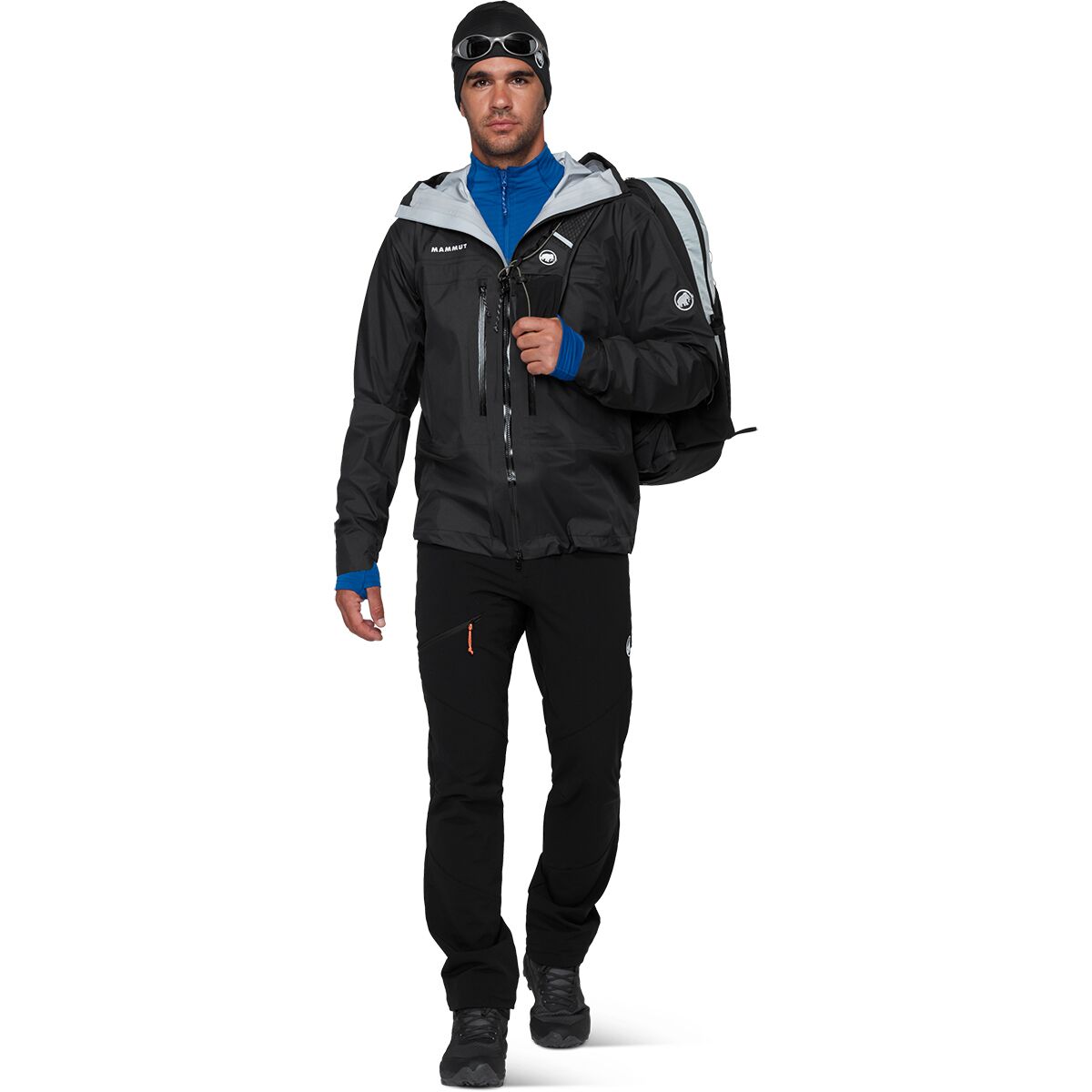 Мужская куртка Mammut Taiss Light HS Hooded, цвет: Чёрный — фото 10