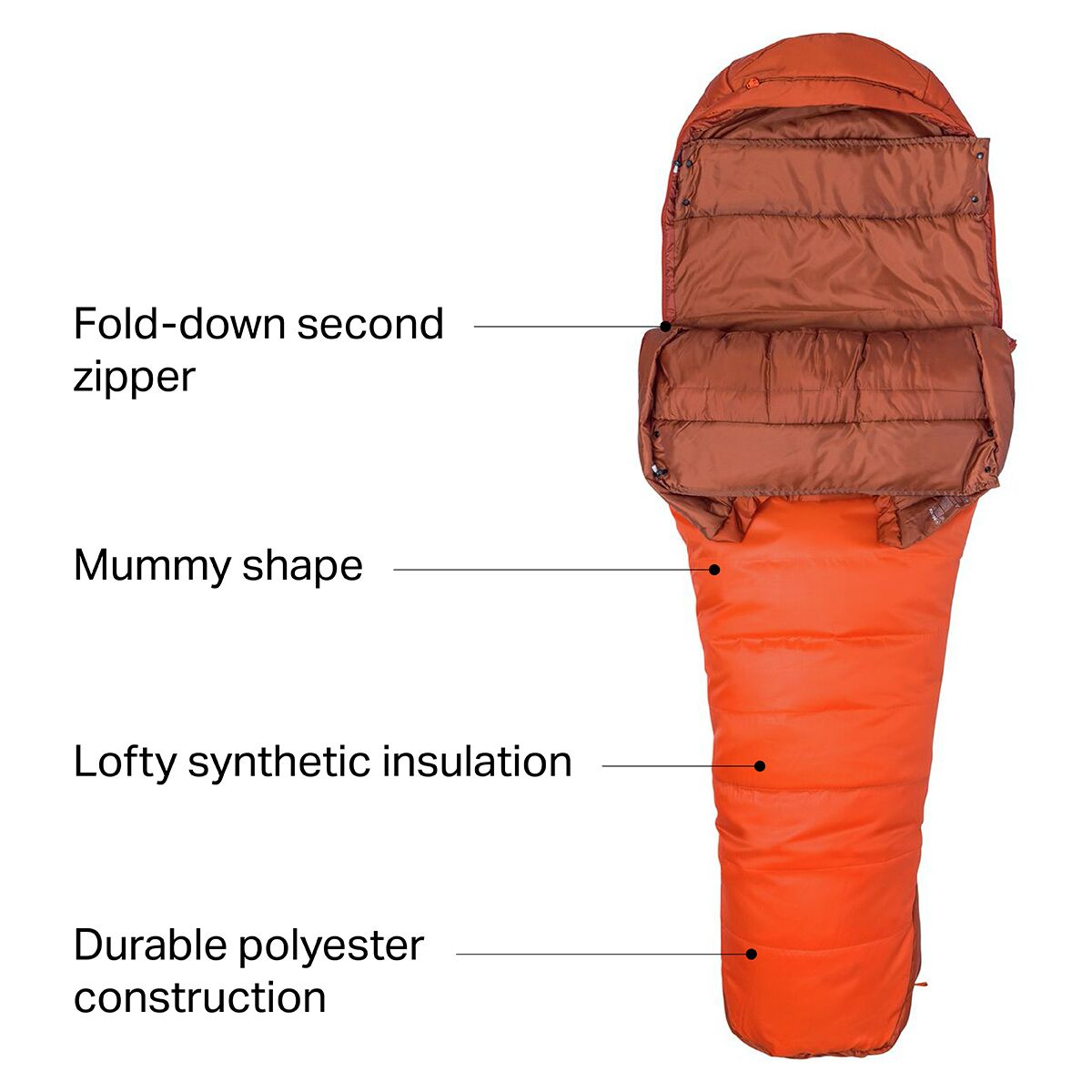 Marmot Trestles 0 Sleeping Bag 0F Synthetic Hike & Camp