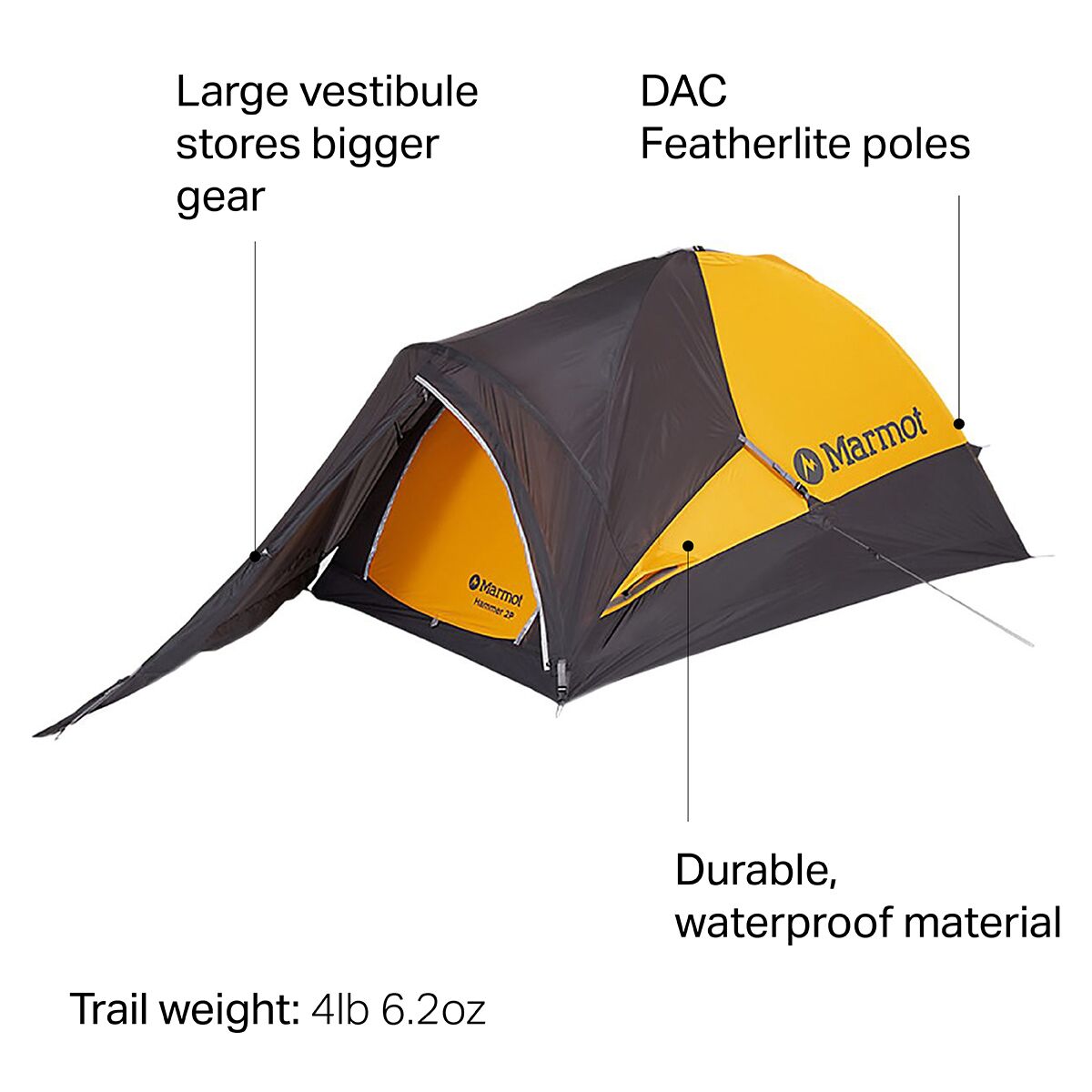 Marmot Hammer Tent 2Person 4Season