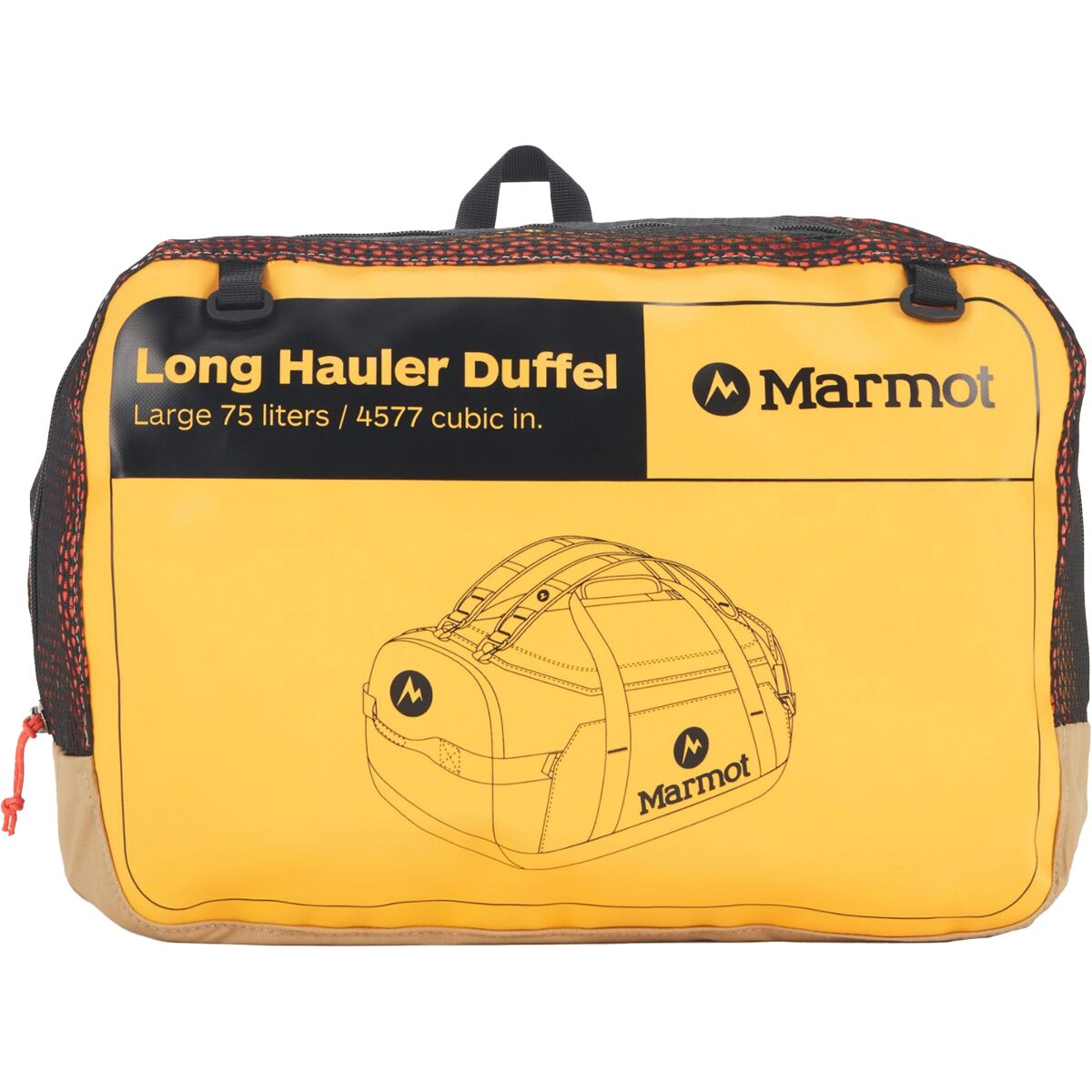 Marmot Long Hauler Large 75L Duffel Bag Accessories