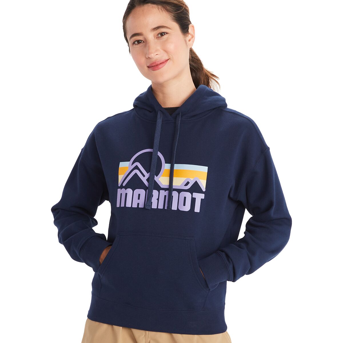 Marmot Women's Coastal Fleece Hoodie Gray Size Small