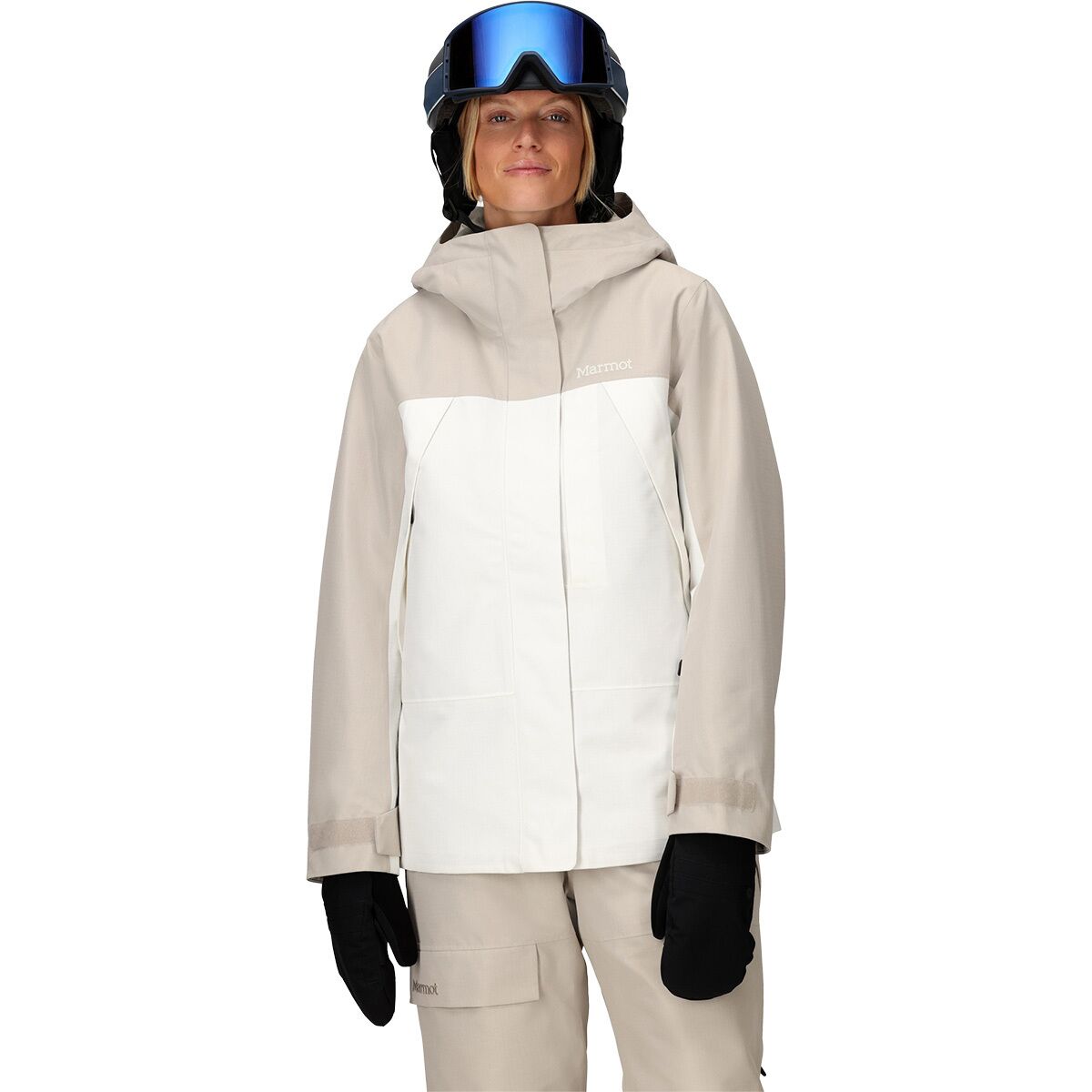 Женская куртка Marmot Glades Insulated, цвет: Берёзовый / Жемчужный