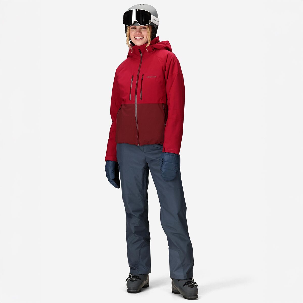 Женская куртка Marmot Pace, цвет: Красный шелковичный / Ягодный — фото 5