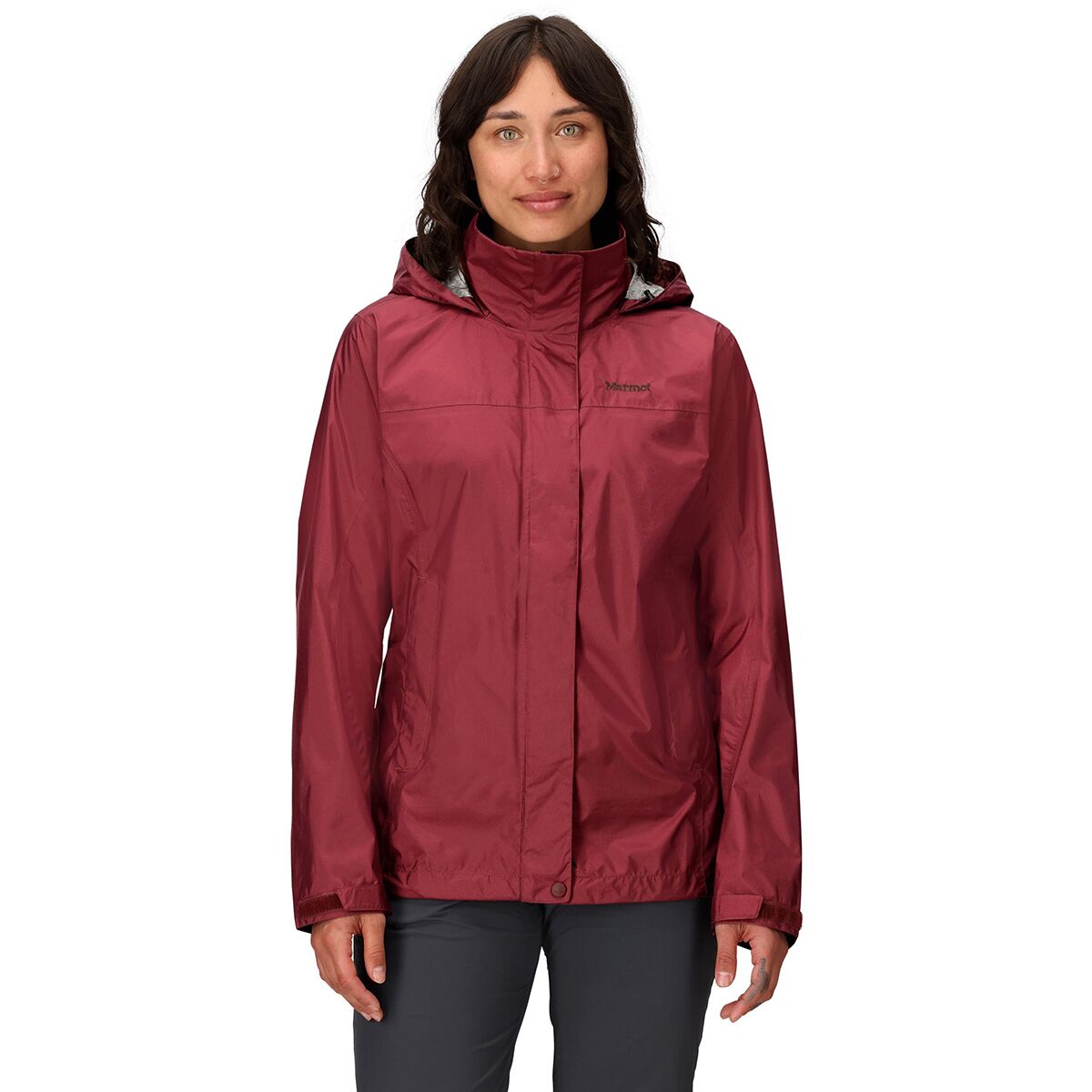 Женская куртка Marmot PreCip Eco, цвет: Ягодный