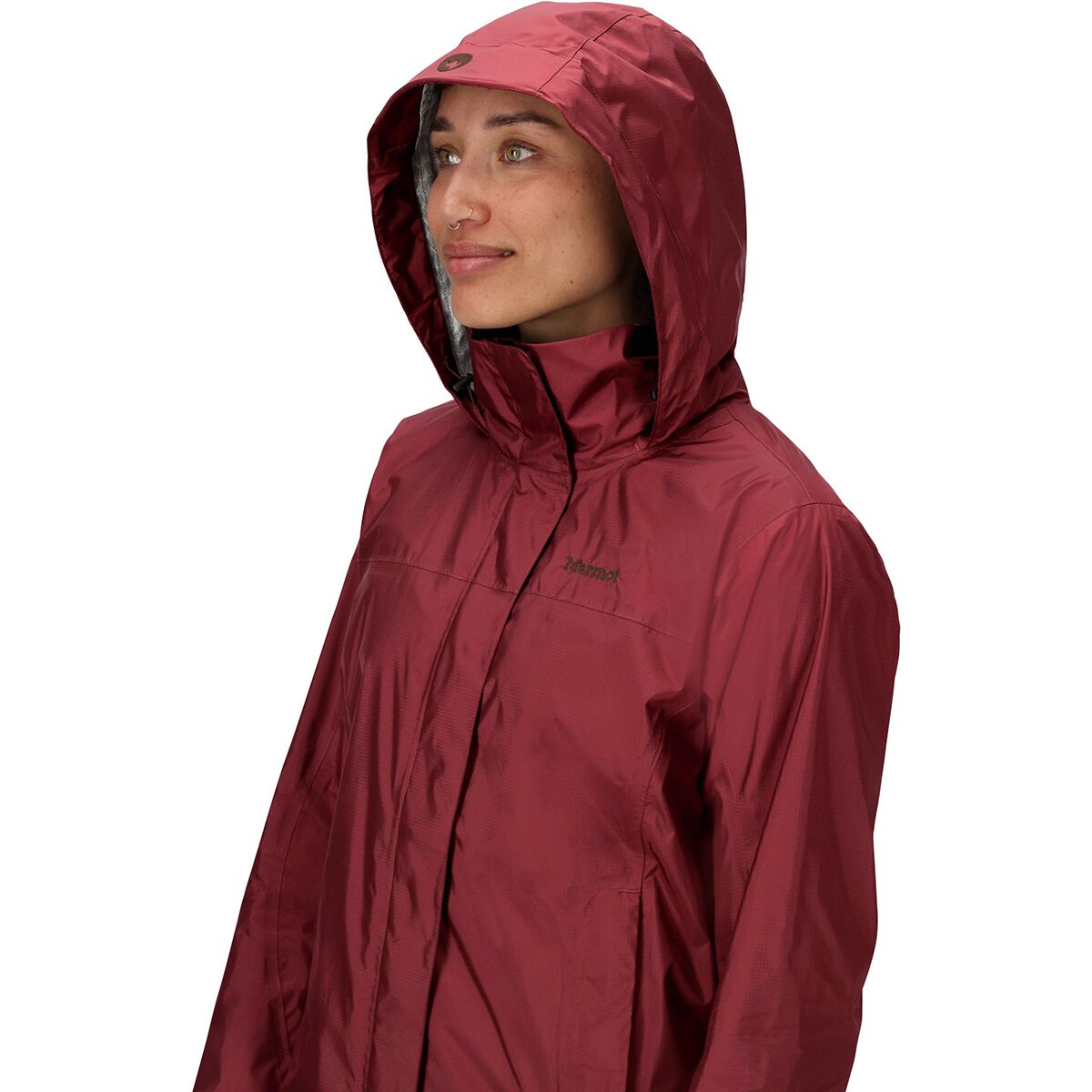 Женская куртка Marmot PreCip Eco, цвет: Ягодный — фото 7