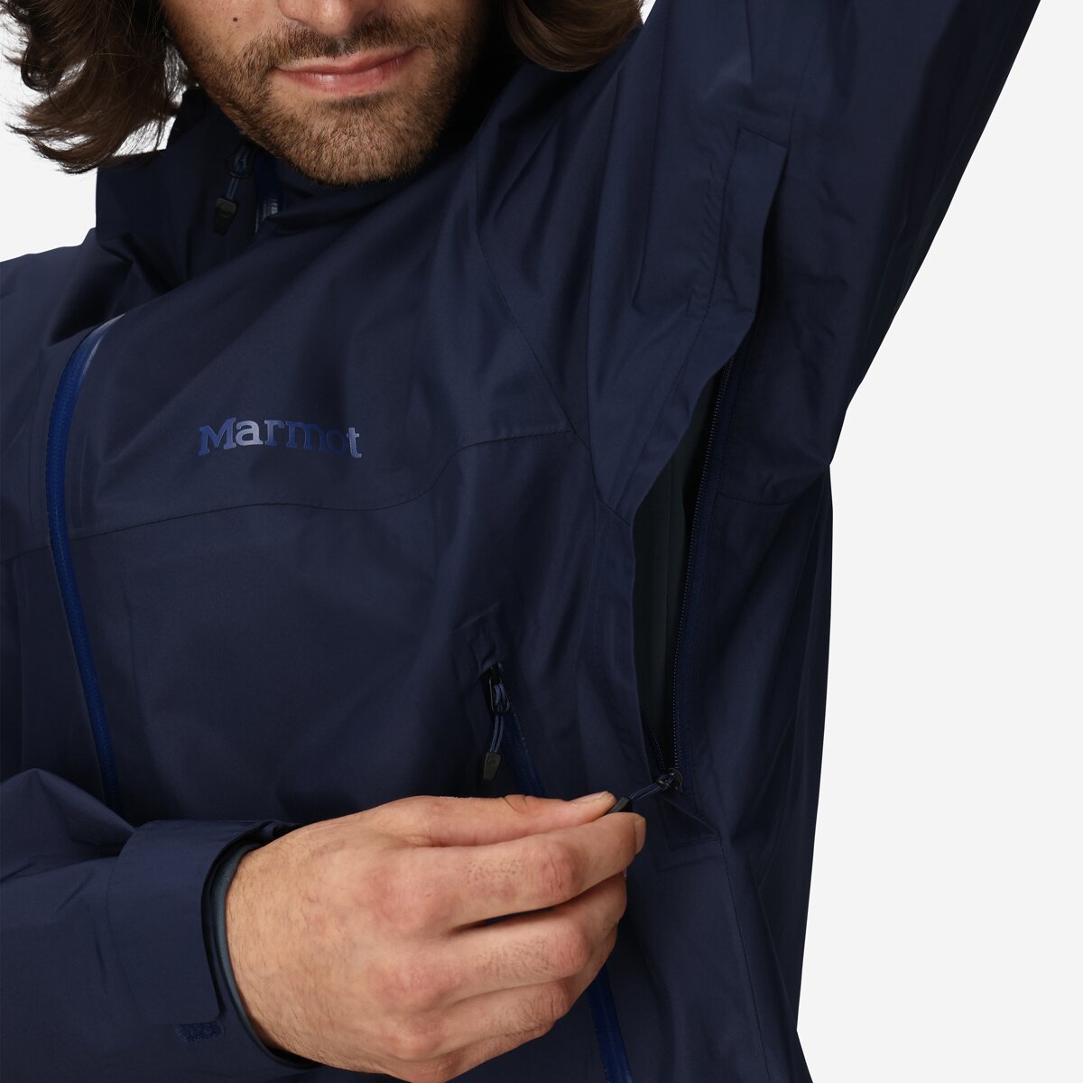 Мужская куртка Marmot Minimalist Pertex, цвет: Тёмно-синий — фото 4