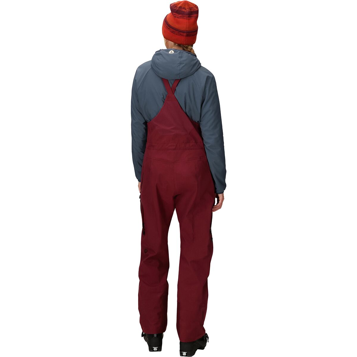 Женские брюки Marmot Orion GORE-TEX Bib Pant, цвет: Ягодный — фото 3