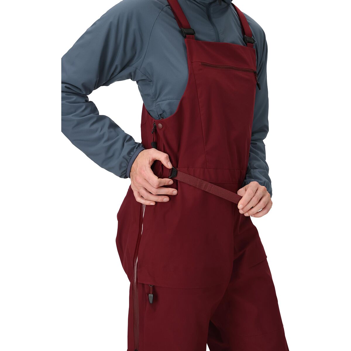 Женские брюки Marmot Orion GORE-TEX Bib Pant, цвет: Ягодный — фото 4