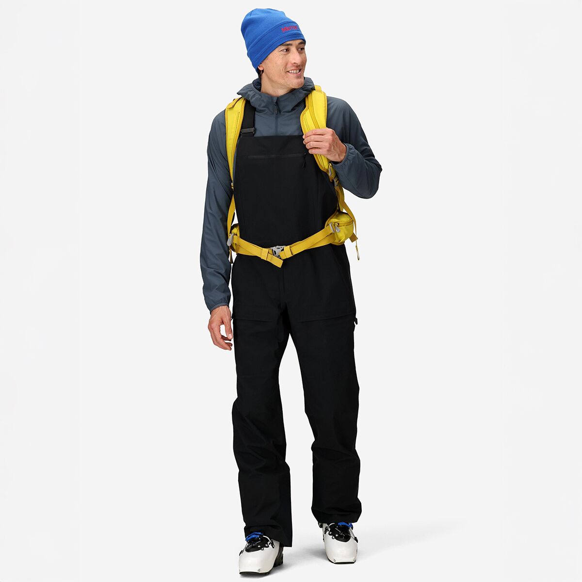 Мужские брюки Marmot Orion GORE-TEX Bib, цвет: Чёрный — фото 6