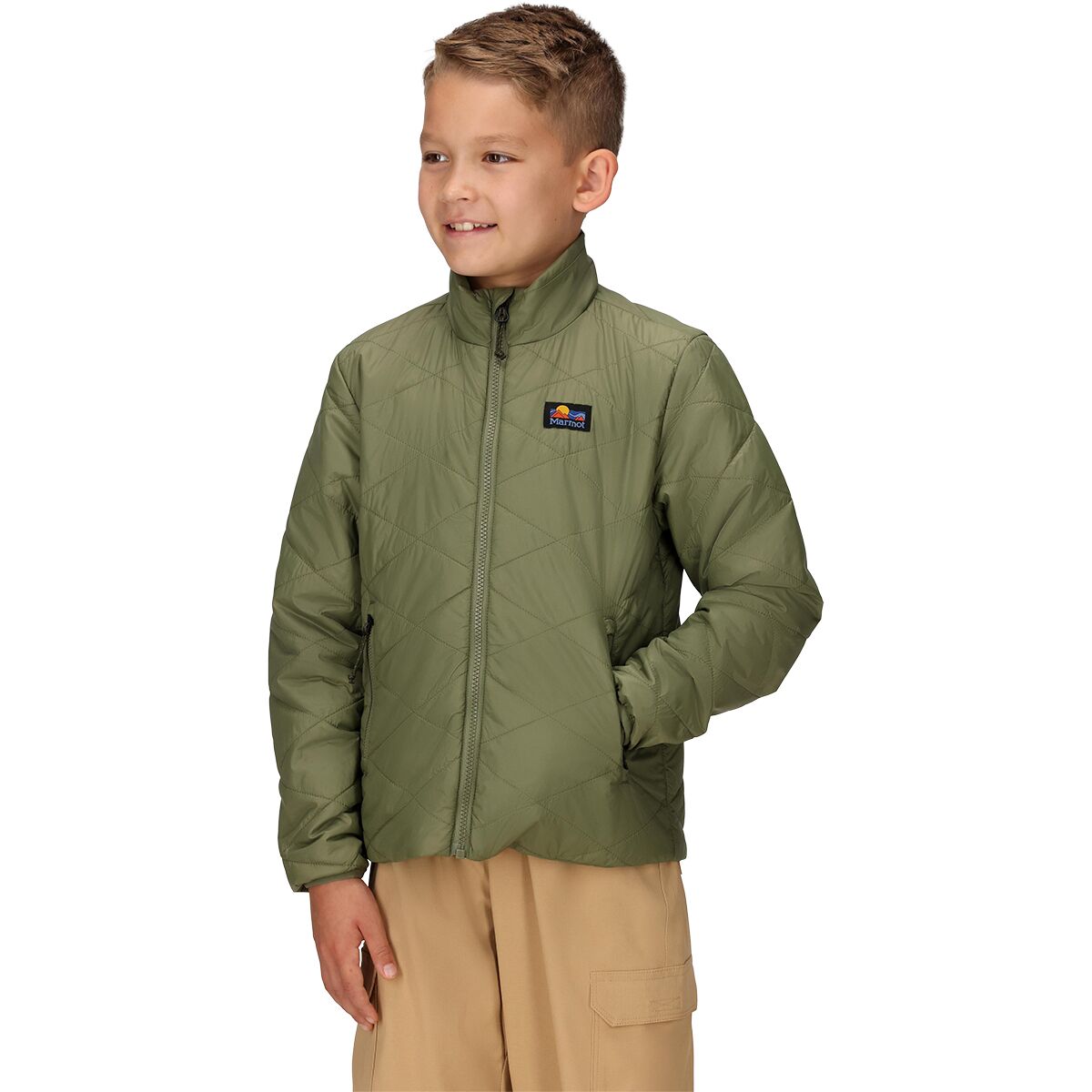Детская куртка Marmot Onward Insulated, цвет: Оливковый