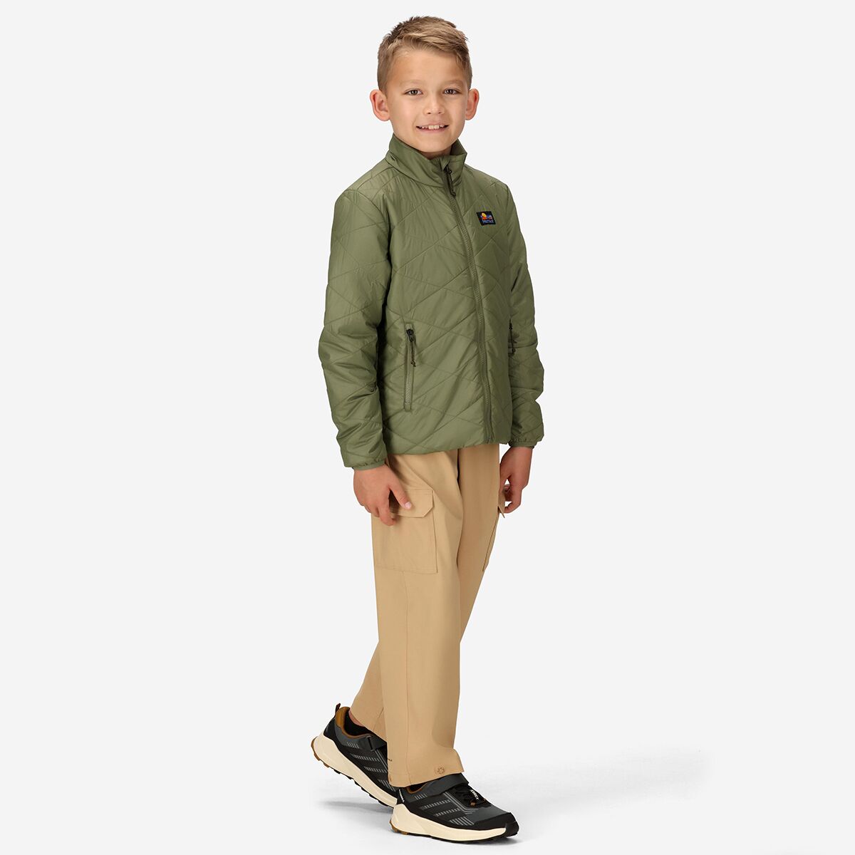 Детская куртка Marmot Onward Insulated, цвет: Оливковый — фото 4