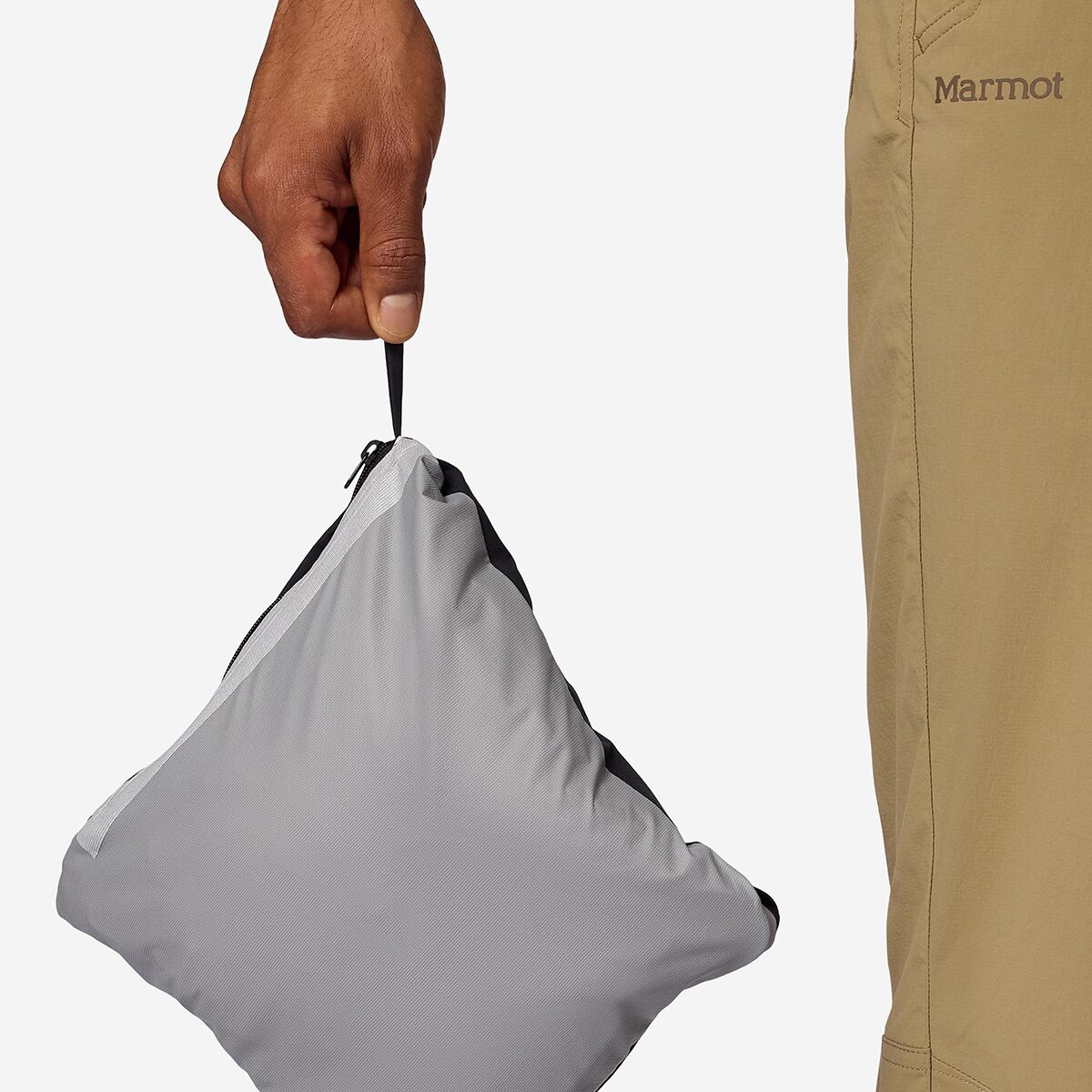 Мужская куртка Marmot PreCip Evo Flex, цвет: Чёрный — фото 3