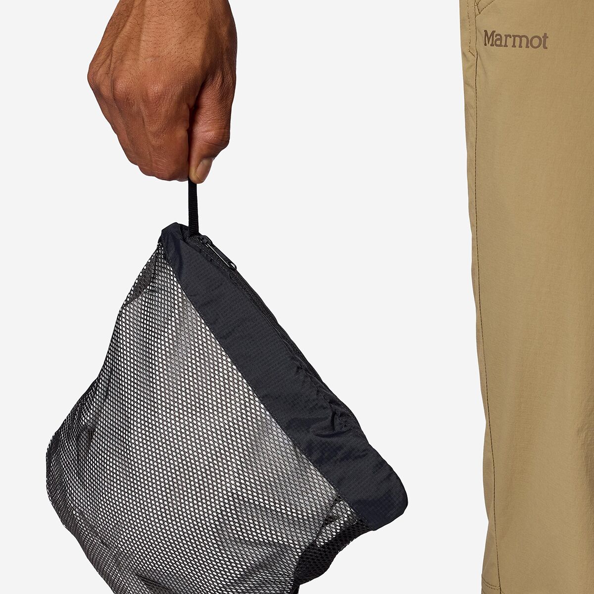 Мужская куртка Marmot Precip Evo, цвет: Чёрный — фото 3
