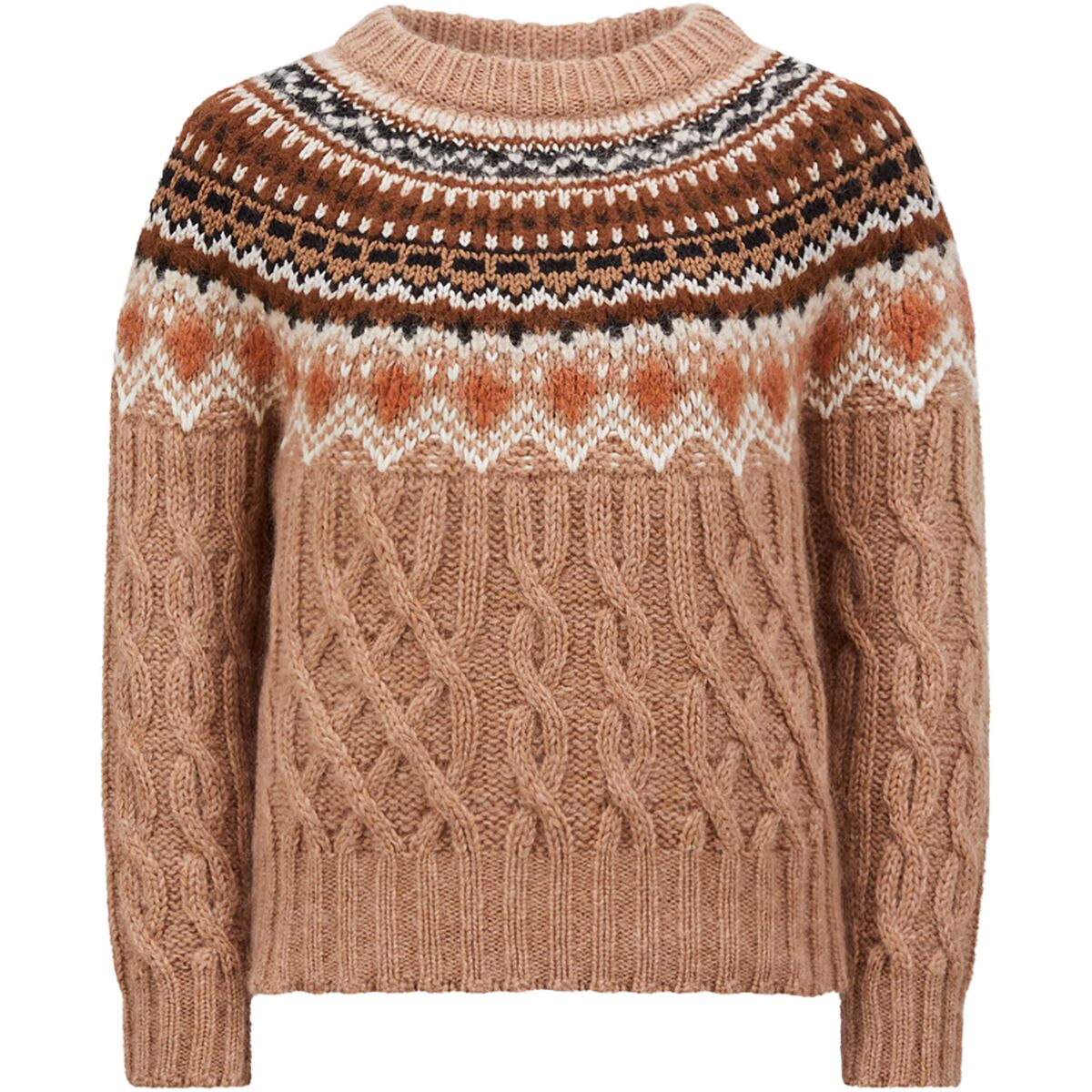 Moncler Grenoble Wool Mohair Alpaca Crew Neck Sweater -...