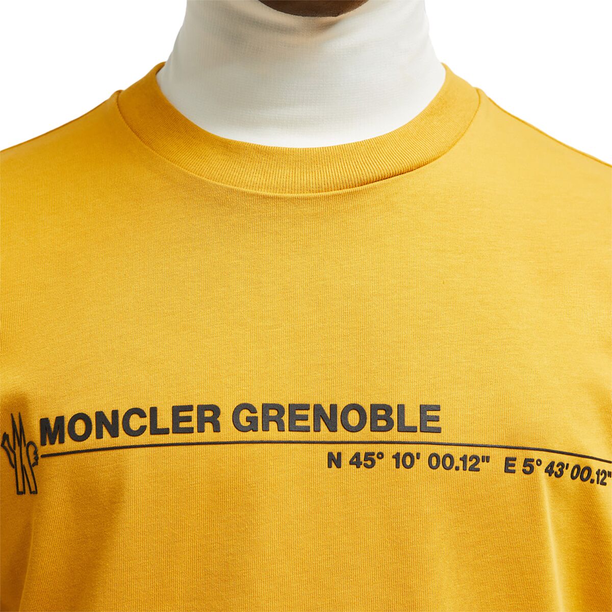 Moncler Grenoble Embroidered Label Logo Cotton T-Shirt -...