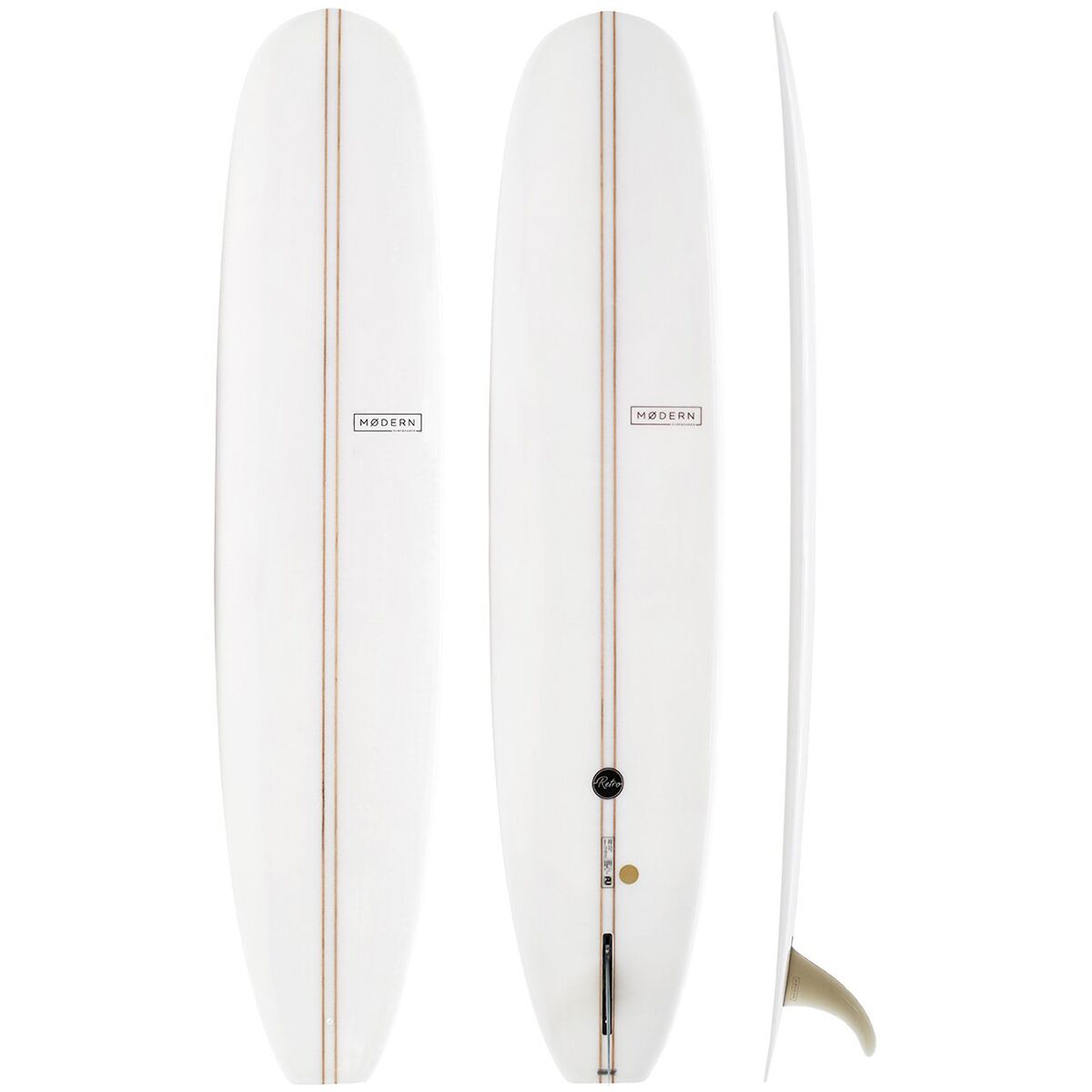 Modern Surfboards Retro PU Double Stringer Longboard Surfboard Surf