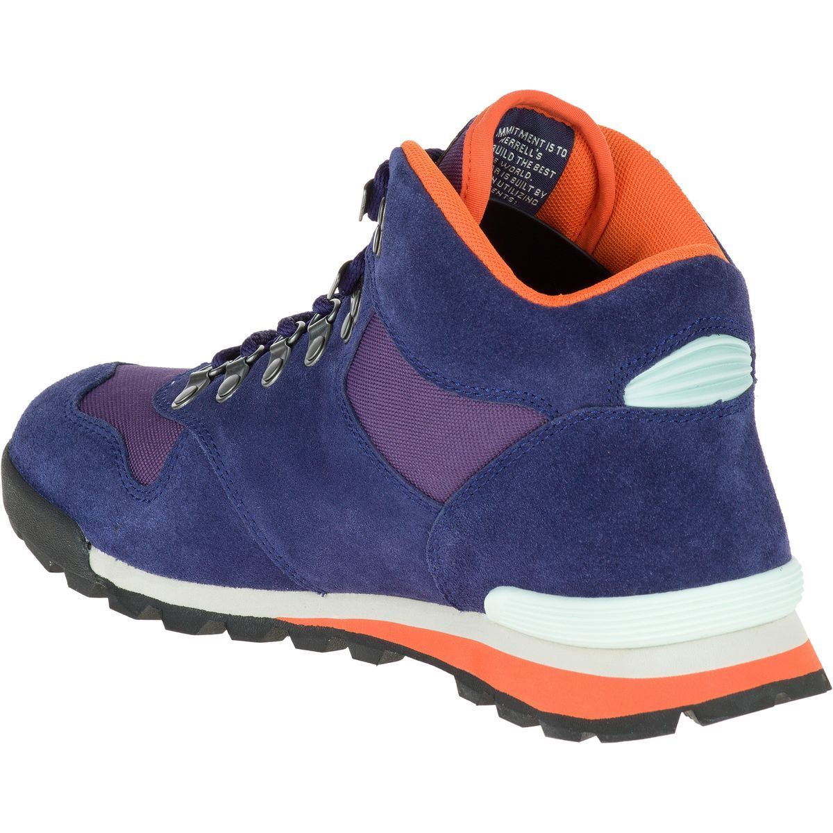 merrell eagle air cushioned suede hiking boots