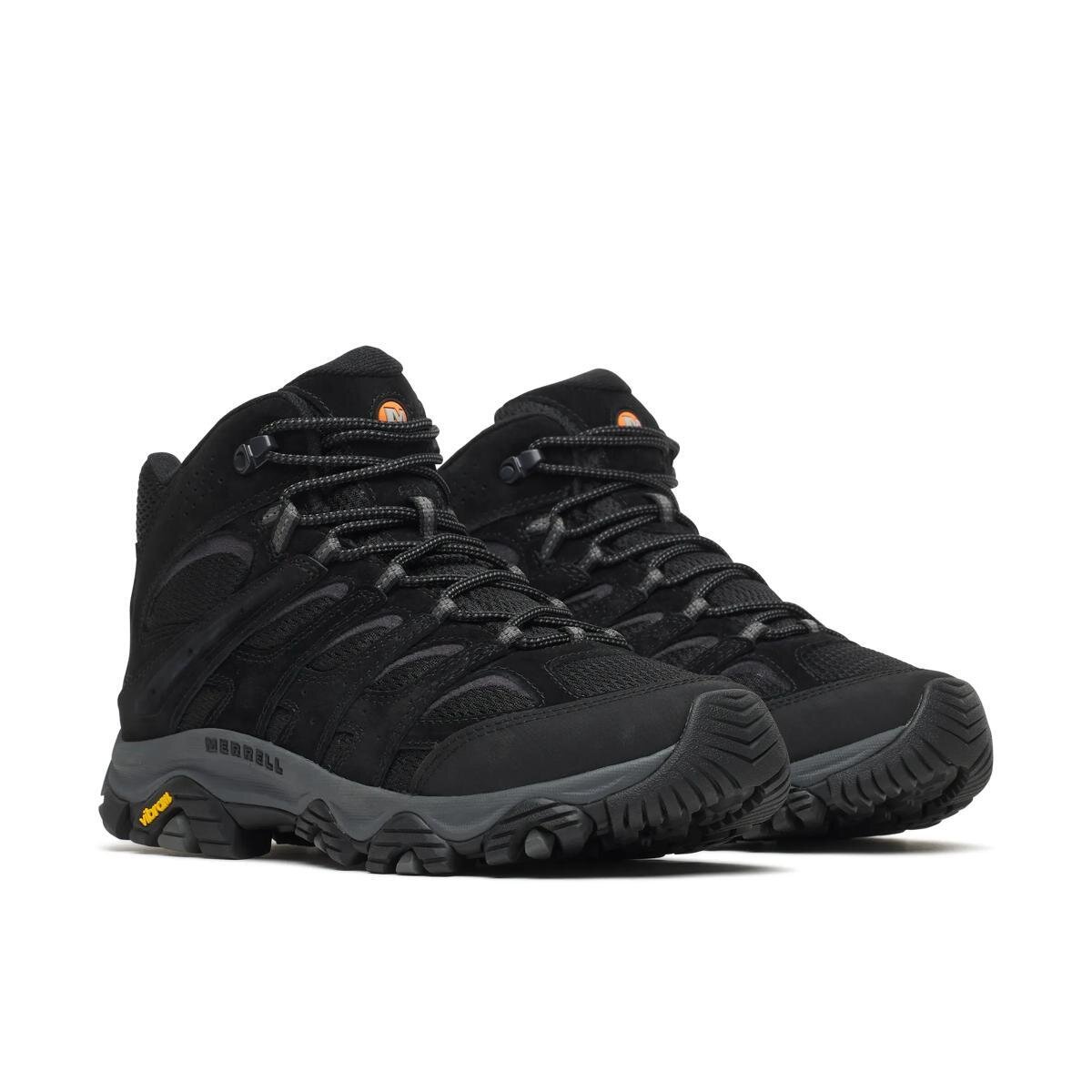 Мужские ботинки Merrell Moab 3 Mid Hiking Boot, цвет: Чёрный ночной — фото 2