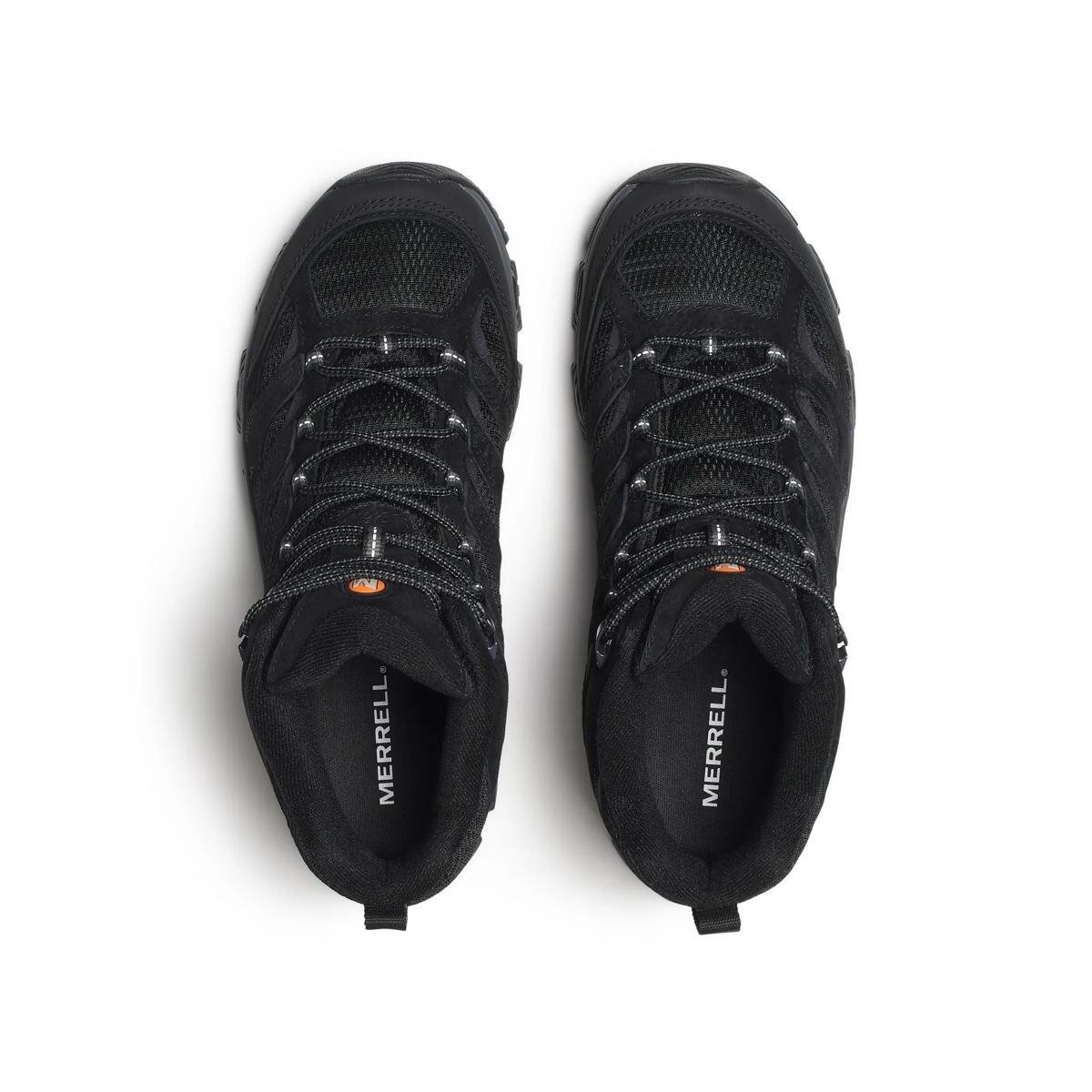 Мужские ботинки Merrell Moab 3 Mid Hiking Boot, цвет: Чёрный ночной — фото 5