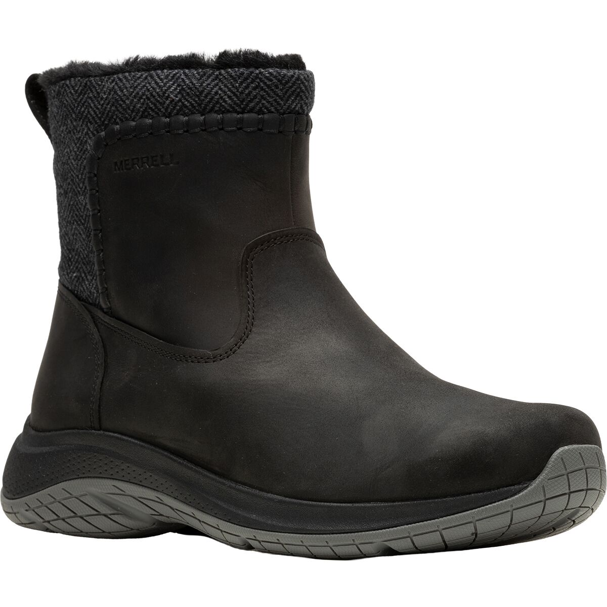 Женские ботинки Merrell Encore Ice 5 Mid Zip Boot, цвет: Чёрный — фото 2