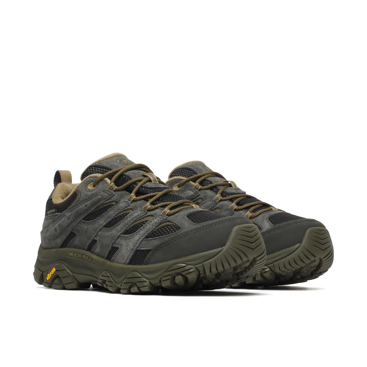 Мужские кроссовки Merrell Moab 3 Waterproof Hiking, цвет: Чёрный — фото 2