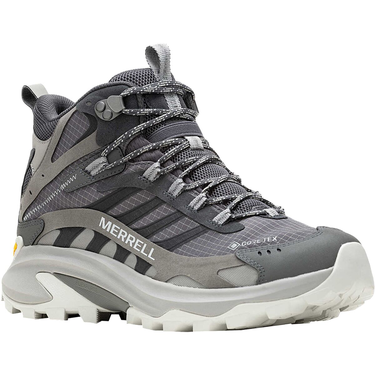 Мужские кроссовки Merrell Moab Speed 2 Mid GTX Hiking, цвет: Асфальтовый — фото 2