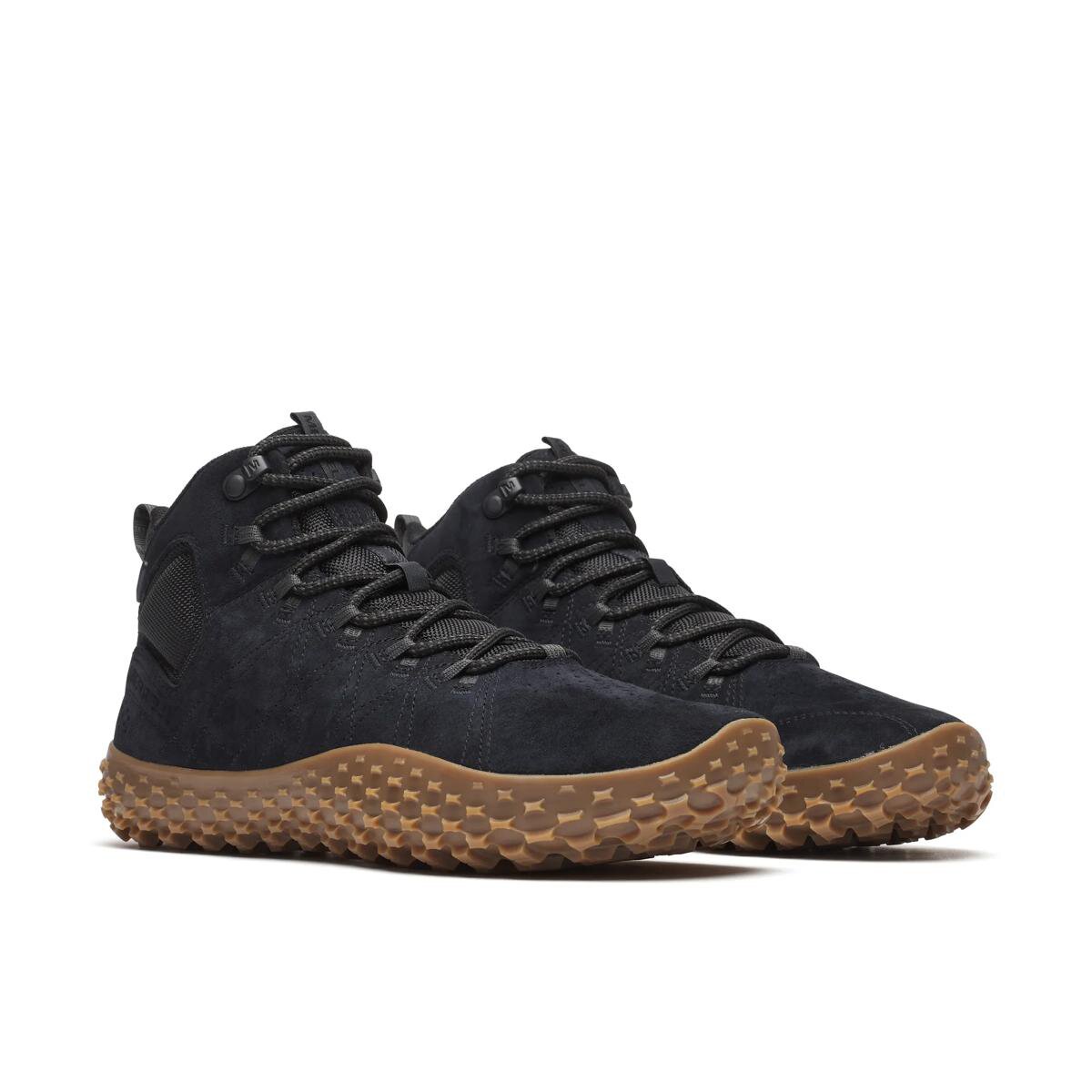 Мужские кроссовки Merrell Wrapt Mid WP, цвет: Чёрный / Карамельный — фото 2
