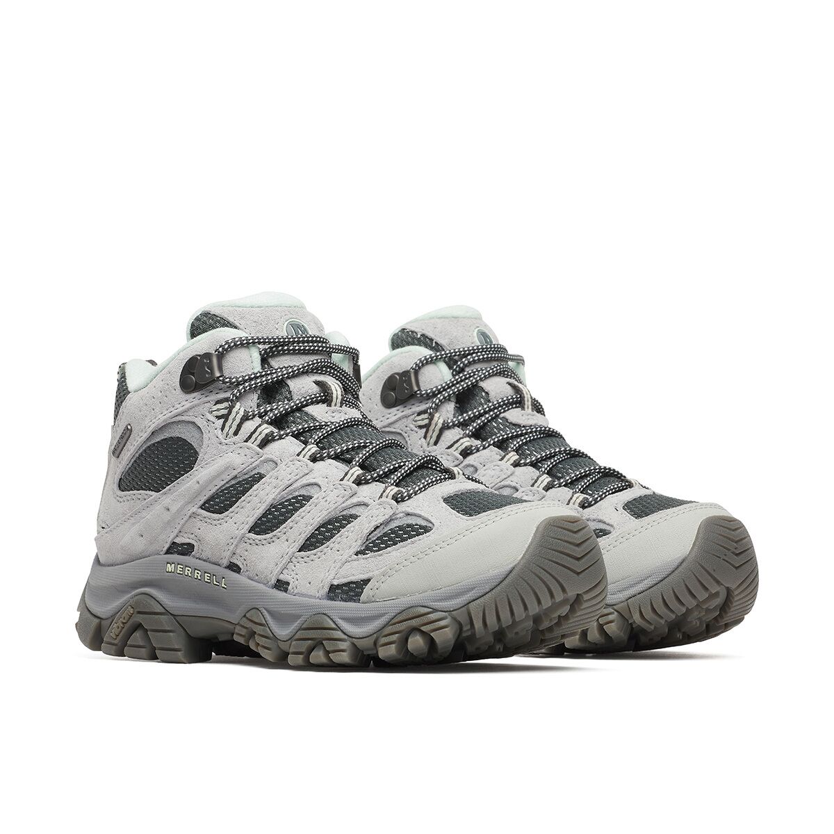 Женские ботинки Merrell Moab 3 Mid Waterproof Hiking Boot, цвет: Alloy — фото 2