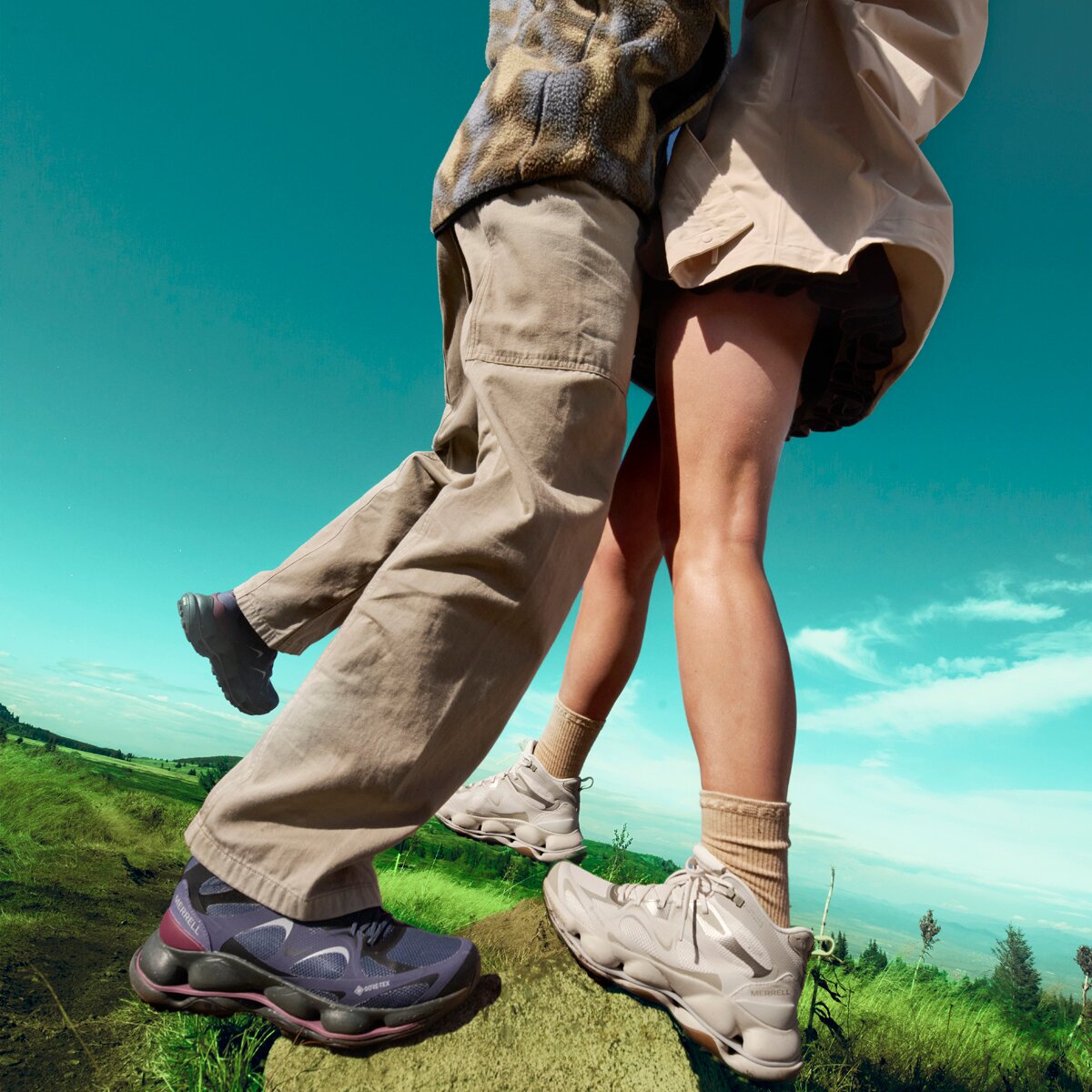 Женские кроссовки Merrell Speed Arc Matis Mid GTX Hiking, цвет: Stucco — фото 8
