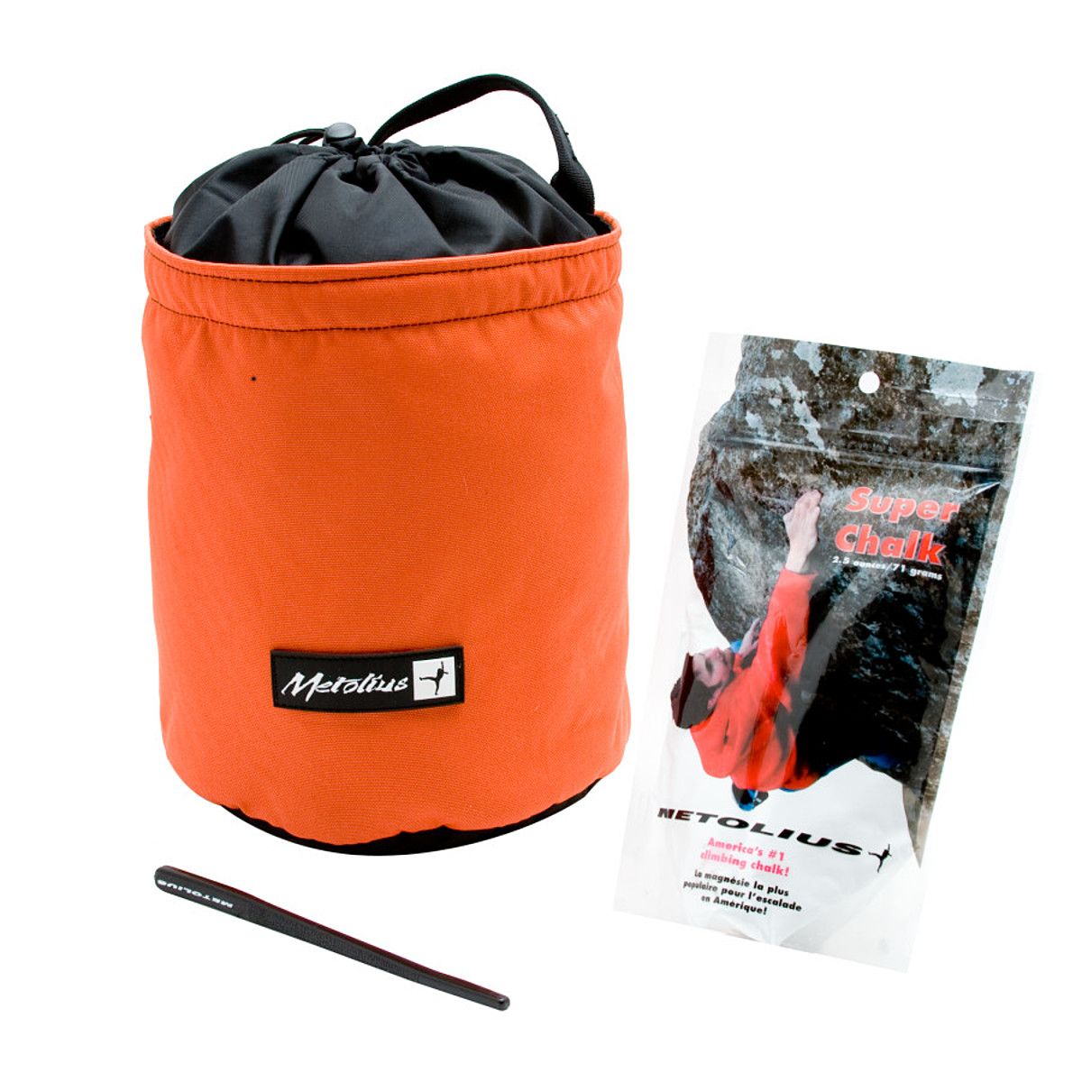 Metolius Bouldering Bucket w/ Brush and Chalk Climb
