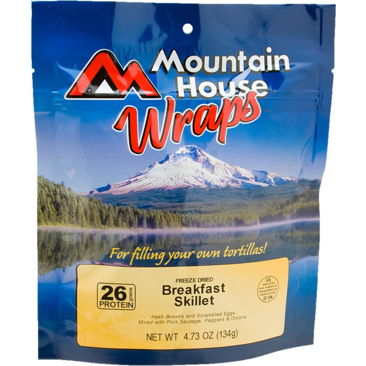 Mountain House Breakfast Skillet Wrap Hike & Camp