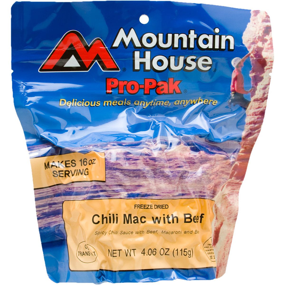 Mountain House Chili Mac w/ Beef - 1 Serving Entree - Hike & Camp