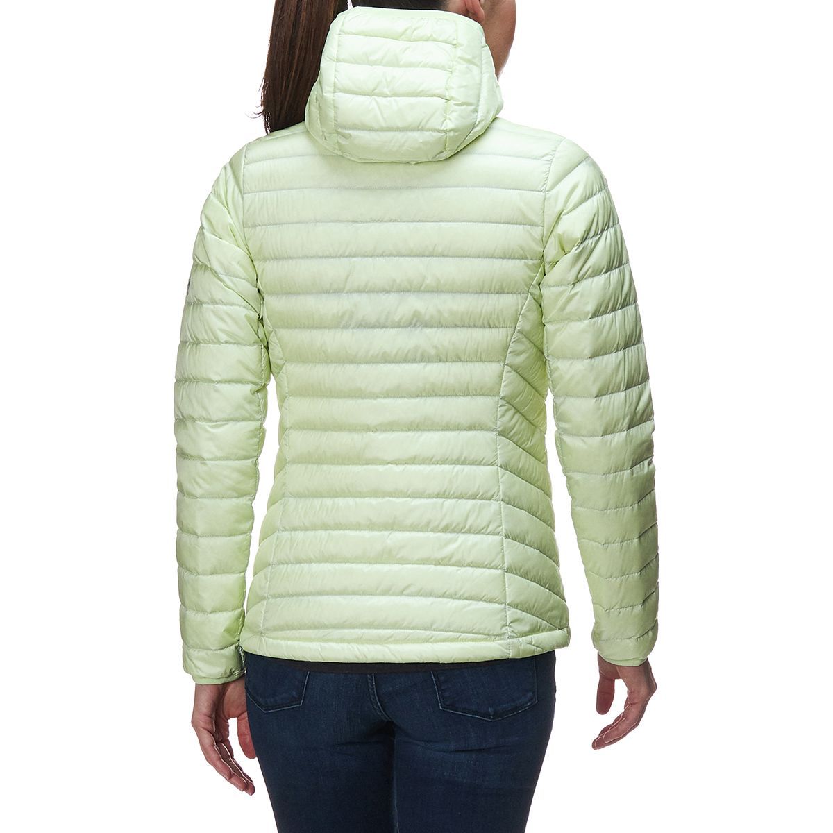 mountain hardwear women's micro ratio hooded down jacket