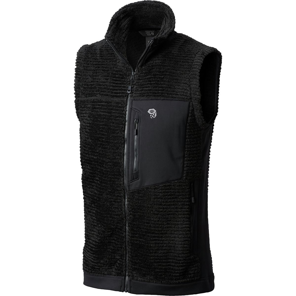 Mountain Hardwear Fleece Vest, Men's Size L polyester black type Vintage Second Hand