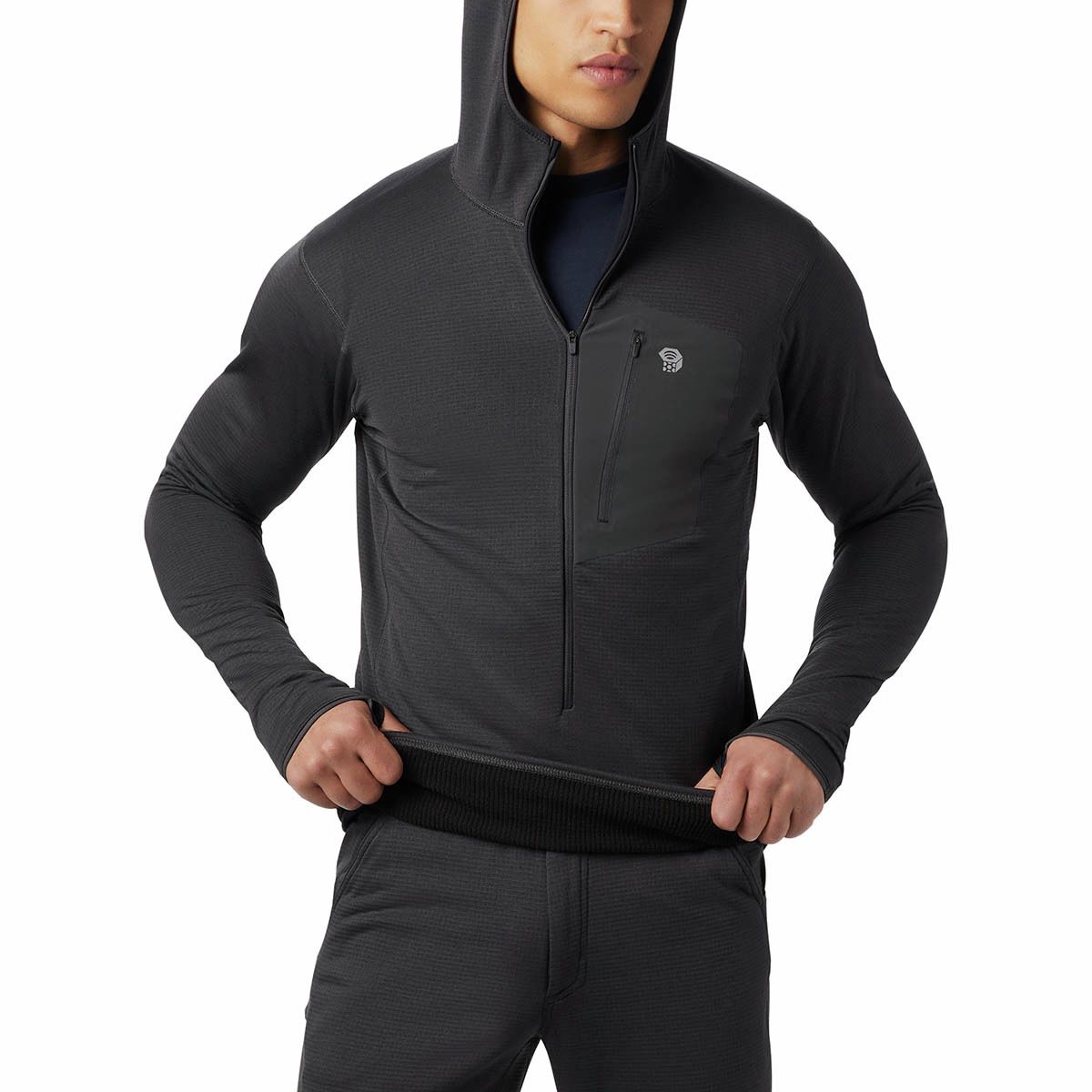 Mountain Hardwear Type 2 Fun 3/4Zip Hooded Jacket Men's