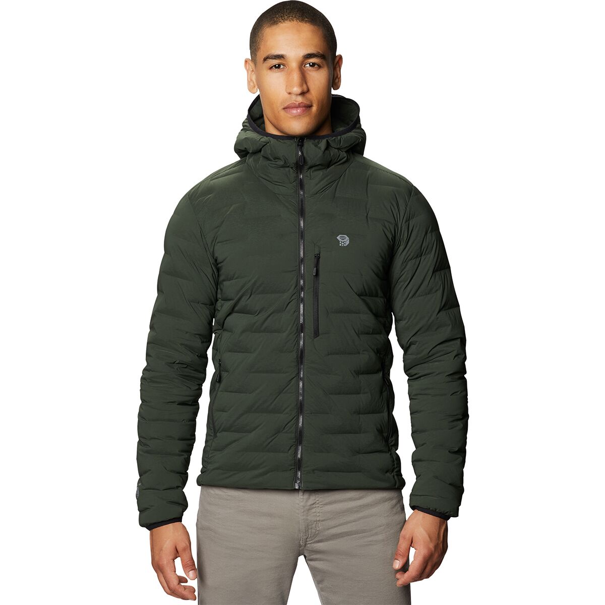Veste Homme Mountain Hardwear Stratus - Noire, Taille M - Fermeture Complète - Neuf
