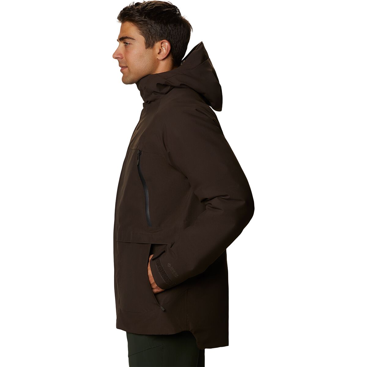 Mountain Hardwear Summit Shadow GTX Down Hooded Jacket Men's Clothing