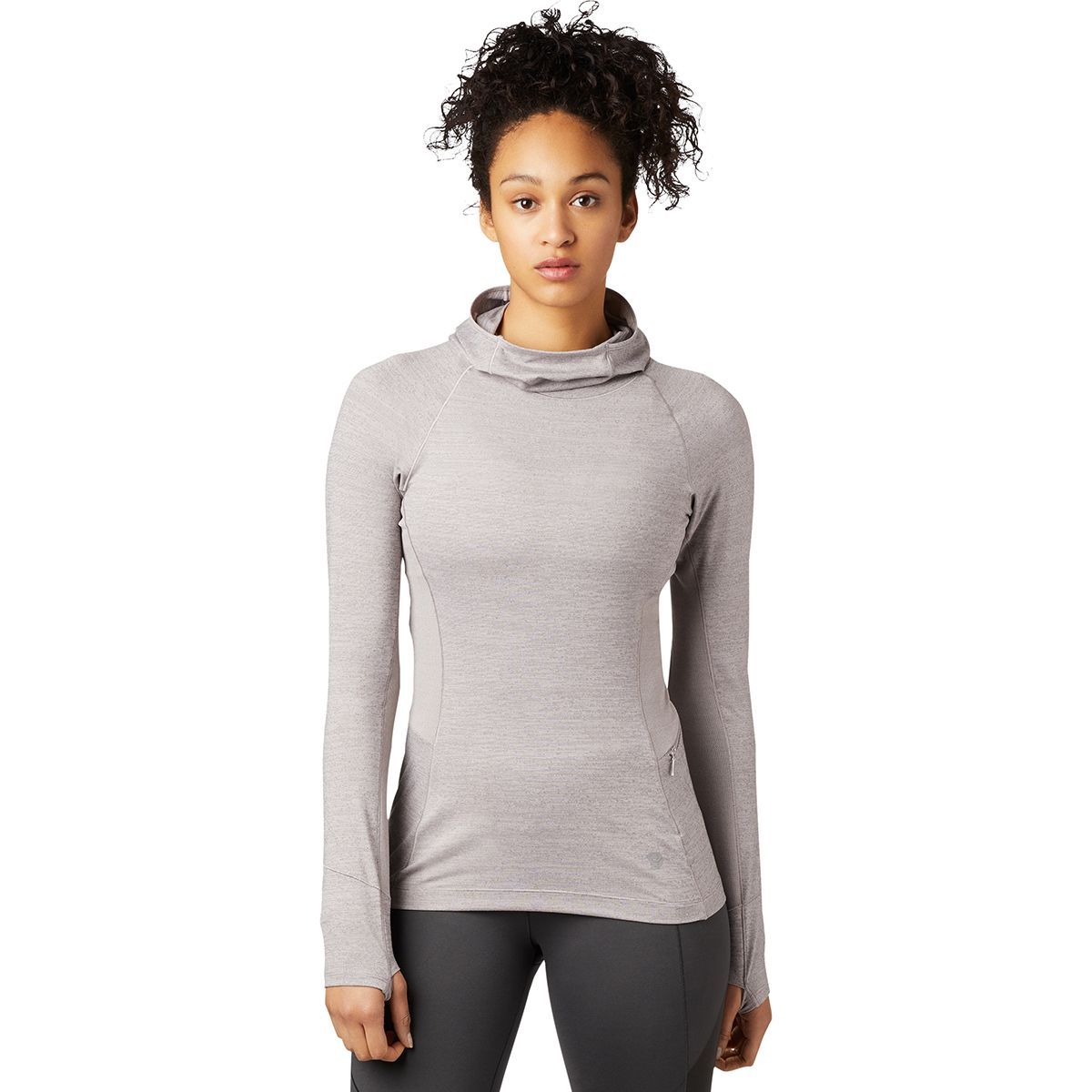 long sleeve hooded top