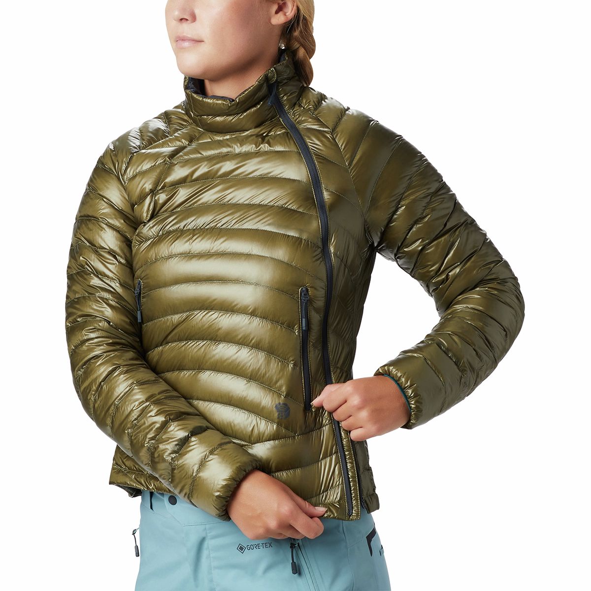 WOOLRICH - Piumino Corto con Cappuccio Staccabile Marrone – TRYME Shop