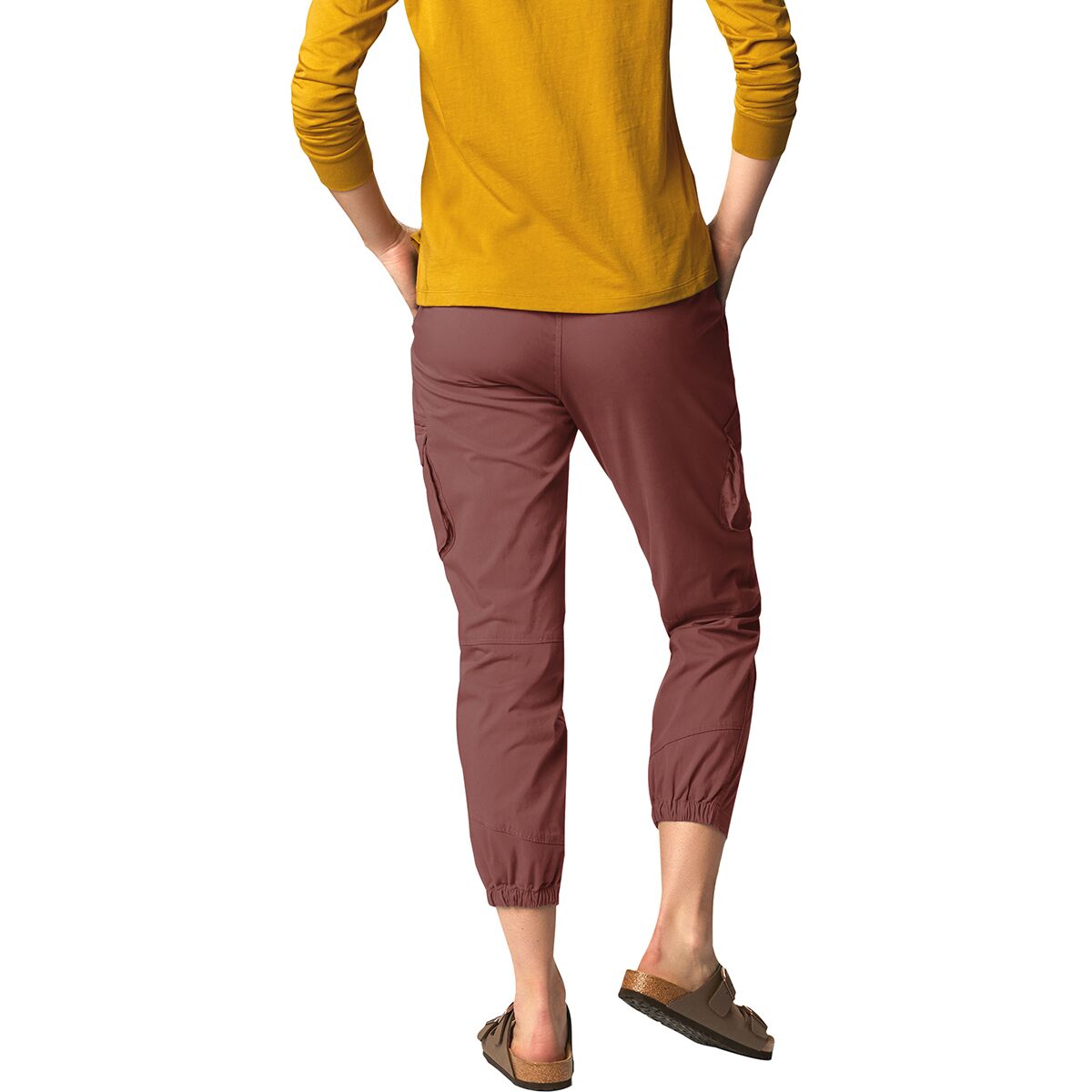 Pantalon Randonnée Convertible Mountain Hardwear Gris - Femme Taille 12