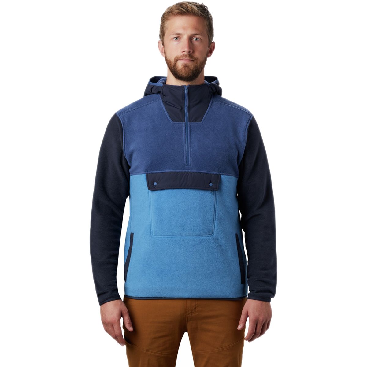 Veste Mountain Hardwear Tech Fleece Anorak Noire Homme - Taille M - Softshell Polyester