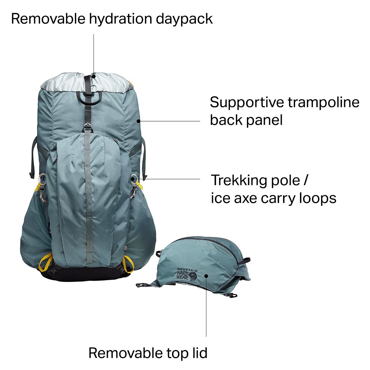 Mountain Hardwear PCT 70L Backpack Hike & Camp